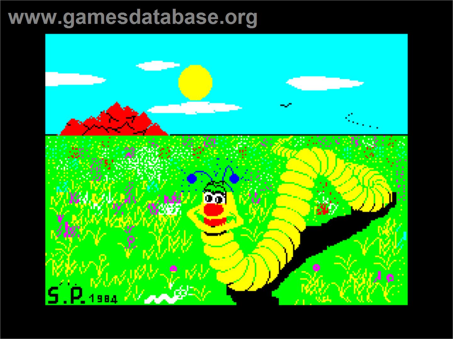 Lombrix - Sinclair ZX Spectrum - Artwork - Title Screen