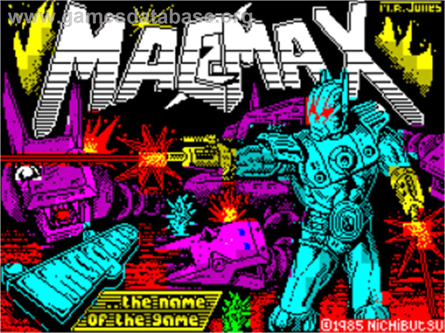Mag Max - Sinclair ZX Spectrum - Artwork - Title Screen