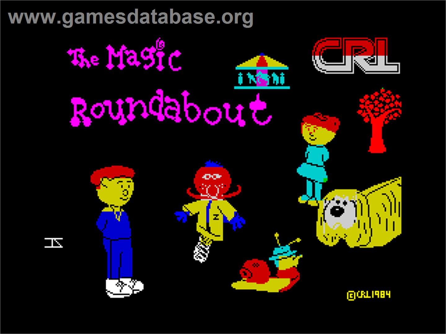 Magic Roundabout, The - Sinclair ZX Spectrum - Artwork - Title Screen