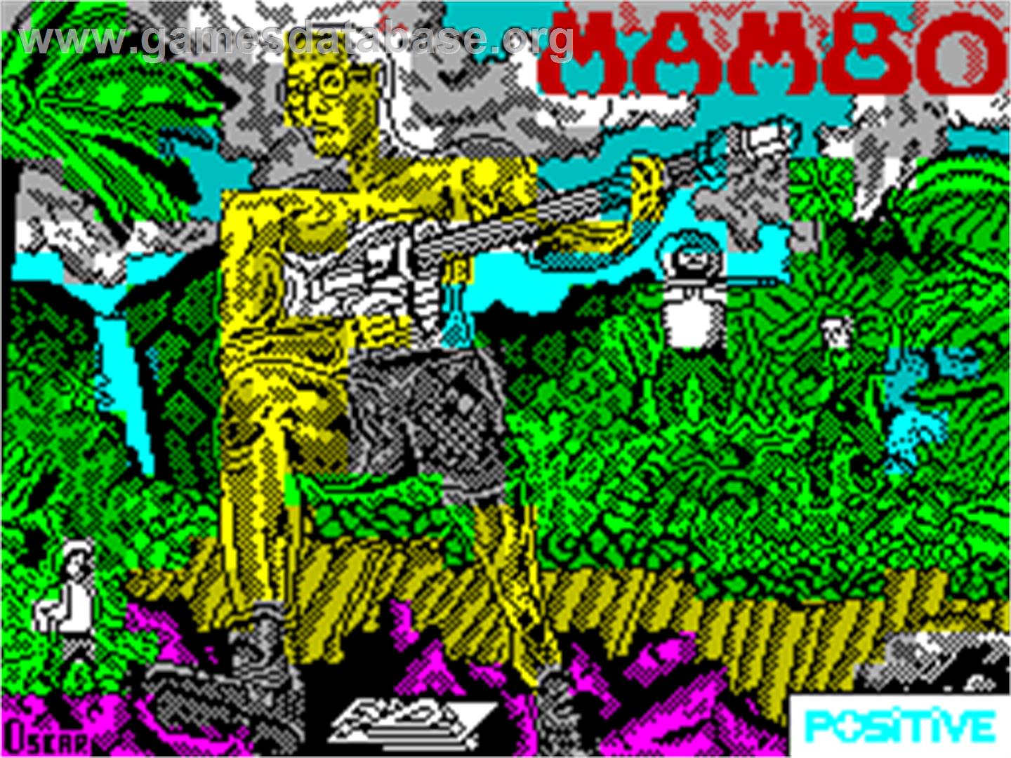 Mambo - Sinclair ZX Spectrum - Artwork - Title Screen