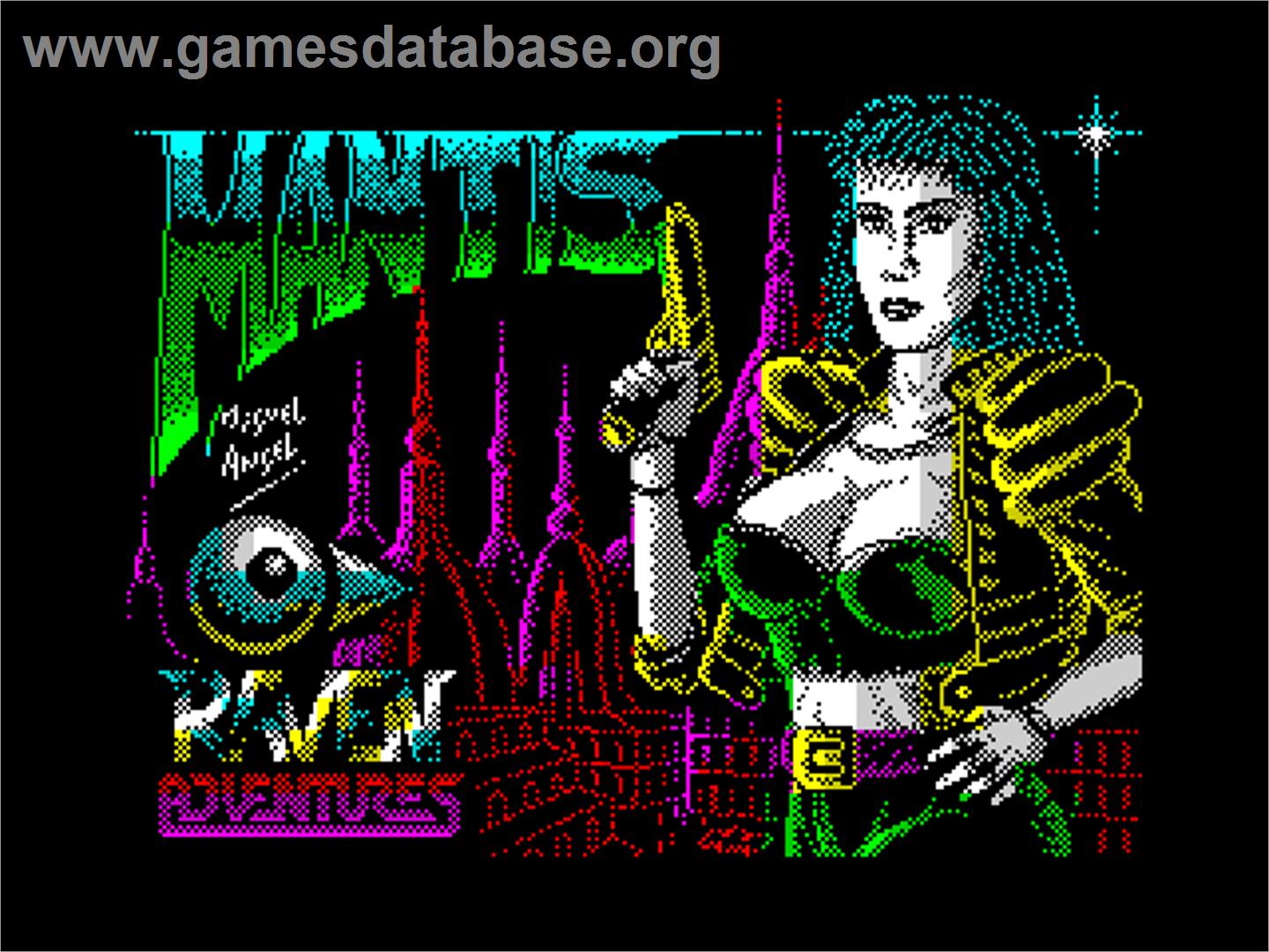 Mantis 1 - Sinclair ZX Spectrum - Artwork - Title Screen