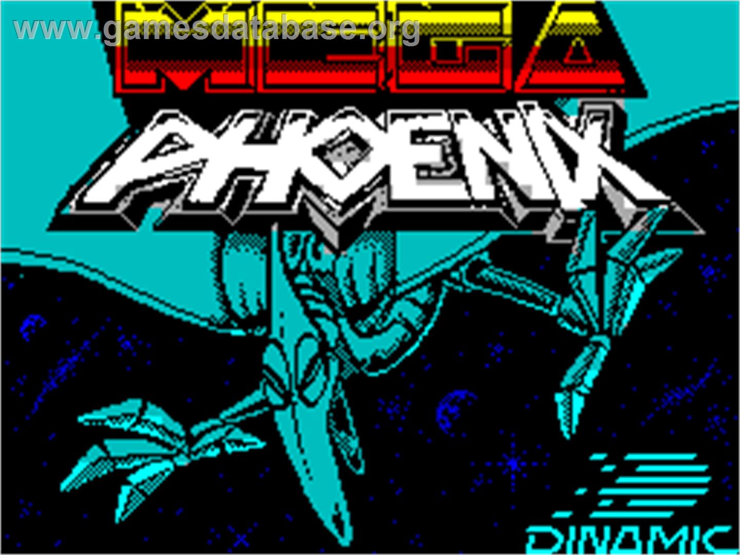Mega Phoenix - Sinclair ZX Spectrum - Artwork - Title Screen