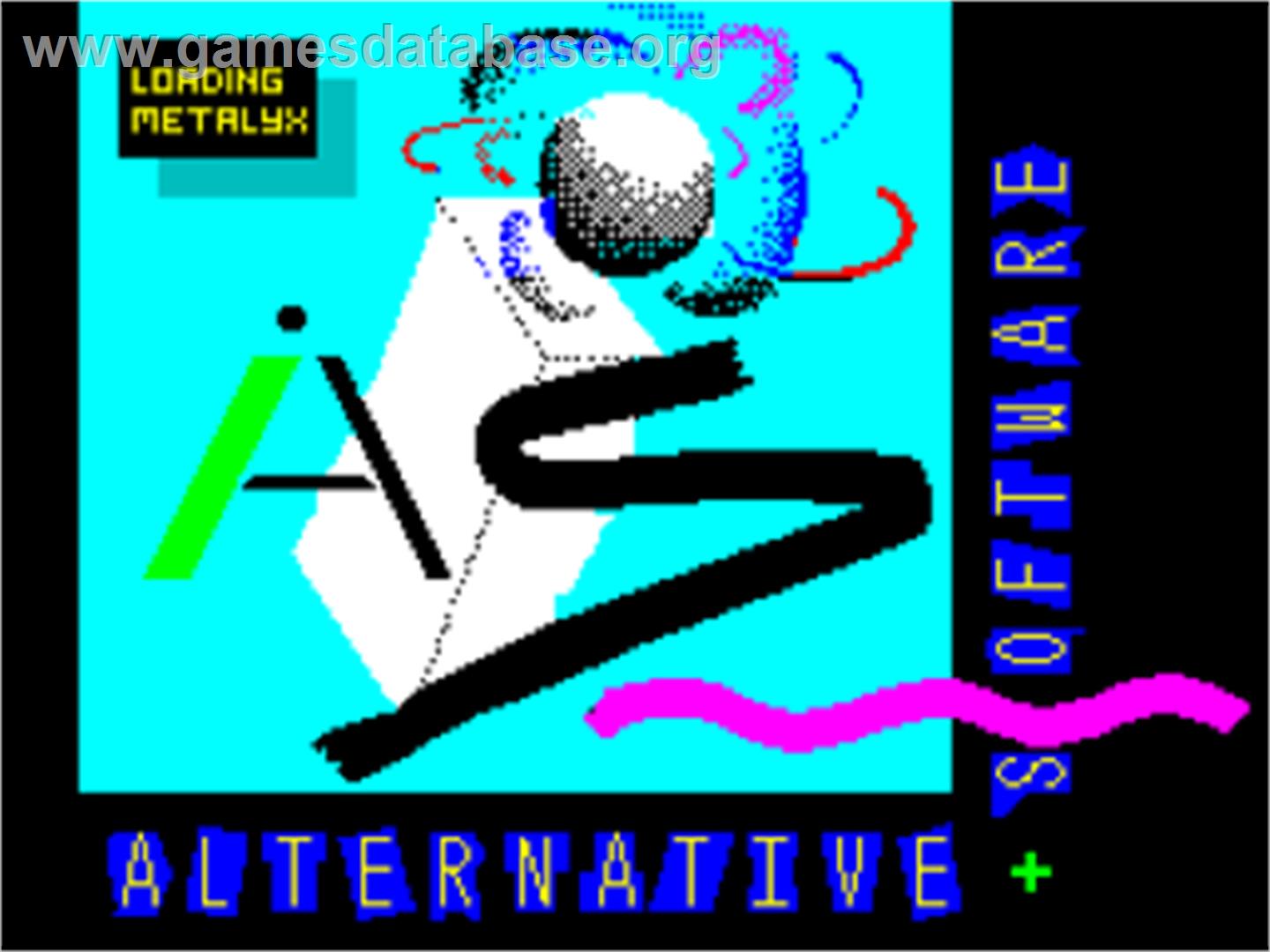 Metalyx - Sinclair ZX Spectrum - Artwork - Title Screen