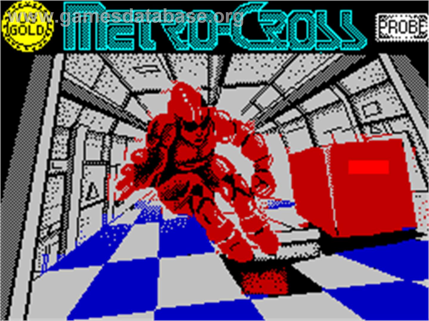 Metro Cross - Sinclair ZX Spectrum - Artwork - Title Screen