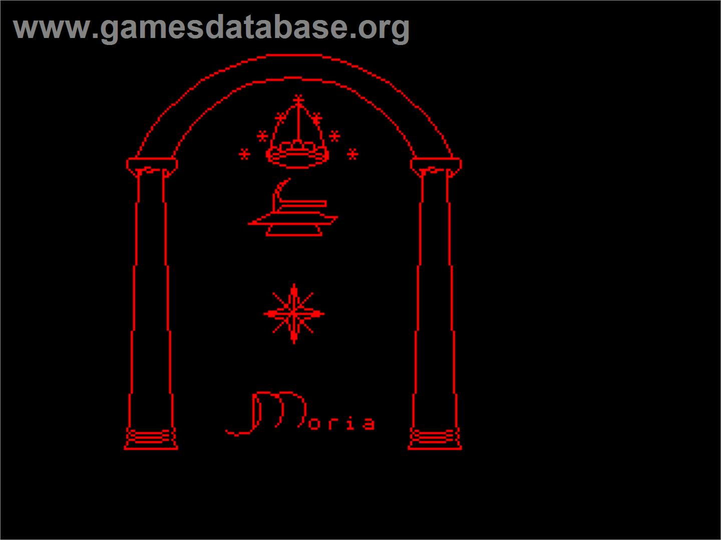 Mines Of Moria - Sinclair ZX Spectrum - Artwork - Title Screen