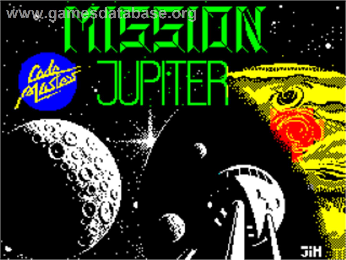 Mission Jupiter - Sinclair ZX Spectrum - Artwork - Title Screen