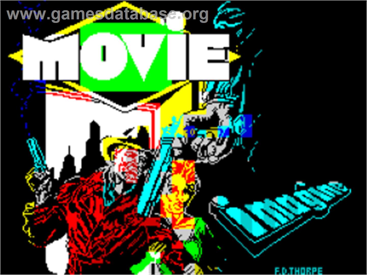 Movie - Sinclair ZX Spectrum - Artwork - Title Screen