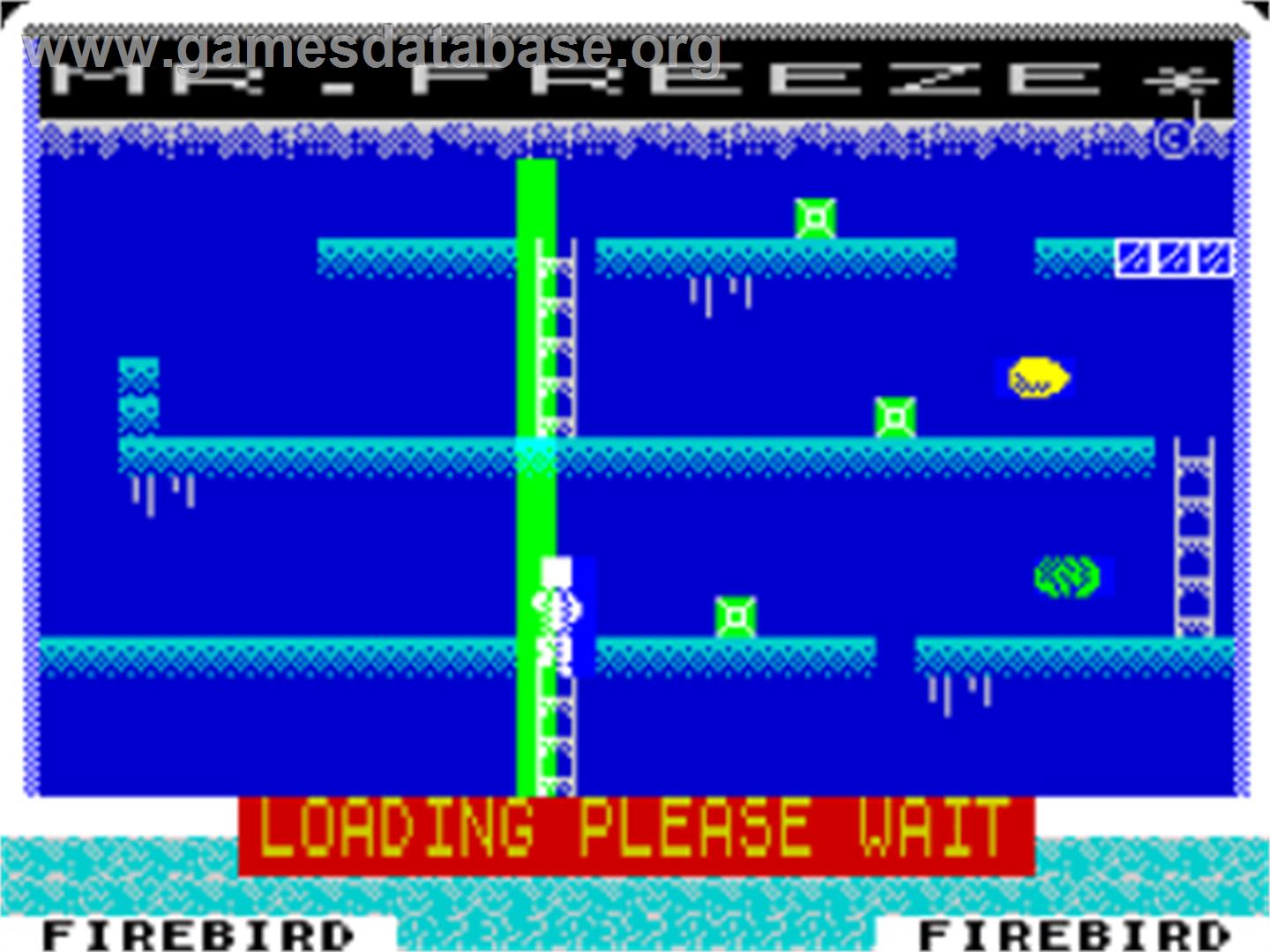 Mr. Freeze - Sinclair ZX Spectrum - Artwork - Title Screen