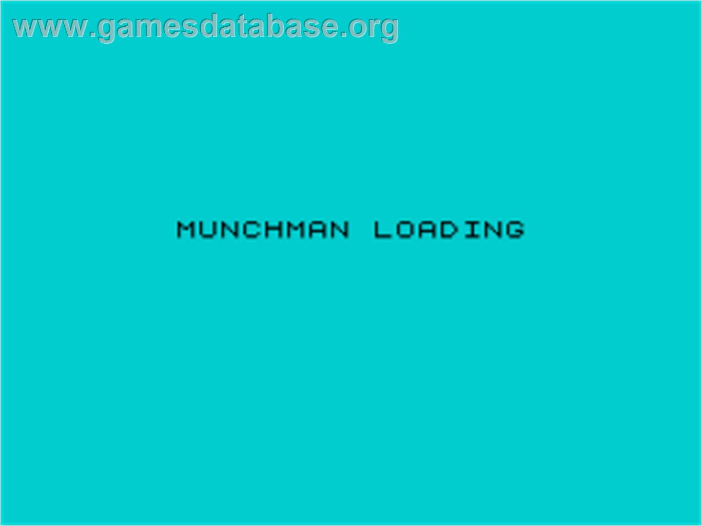 Munch-man - Sinclair ZX Spectrum - Artwork - Title Screen