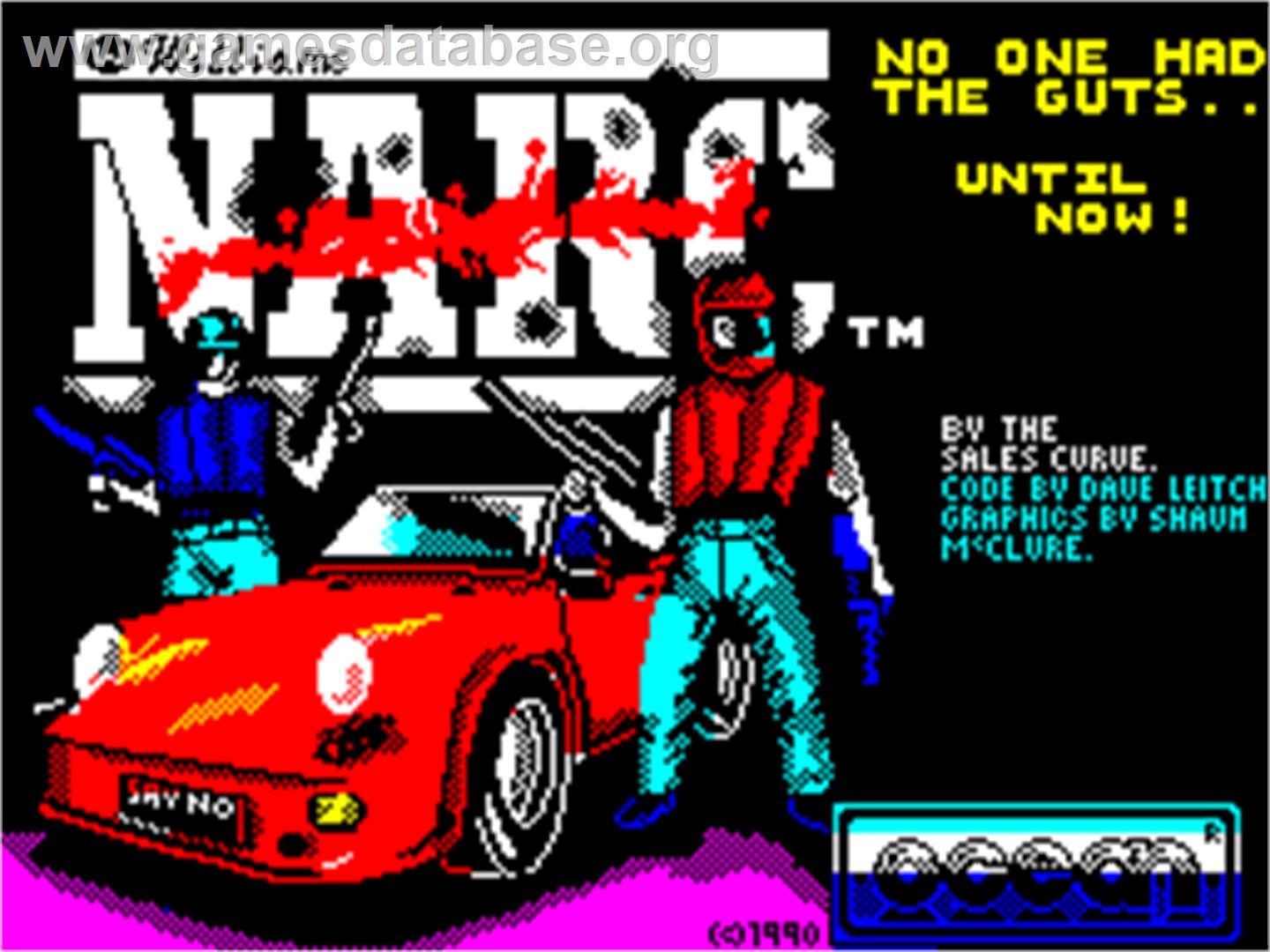 NARC - Sinclair ZX Spectrum - Artwork - Title Screen