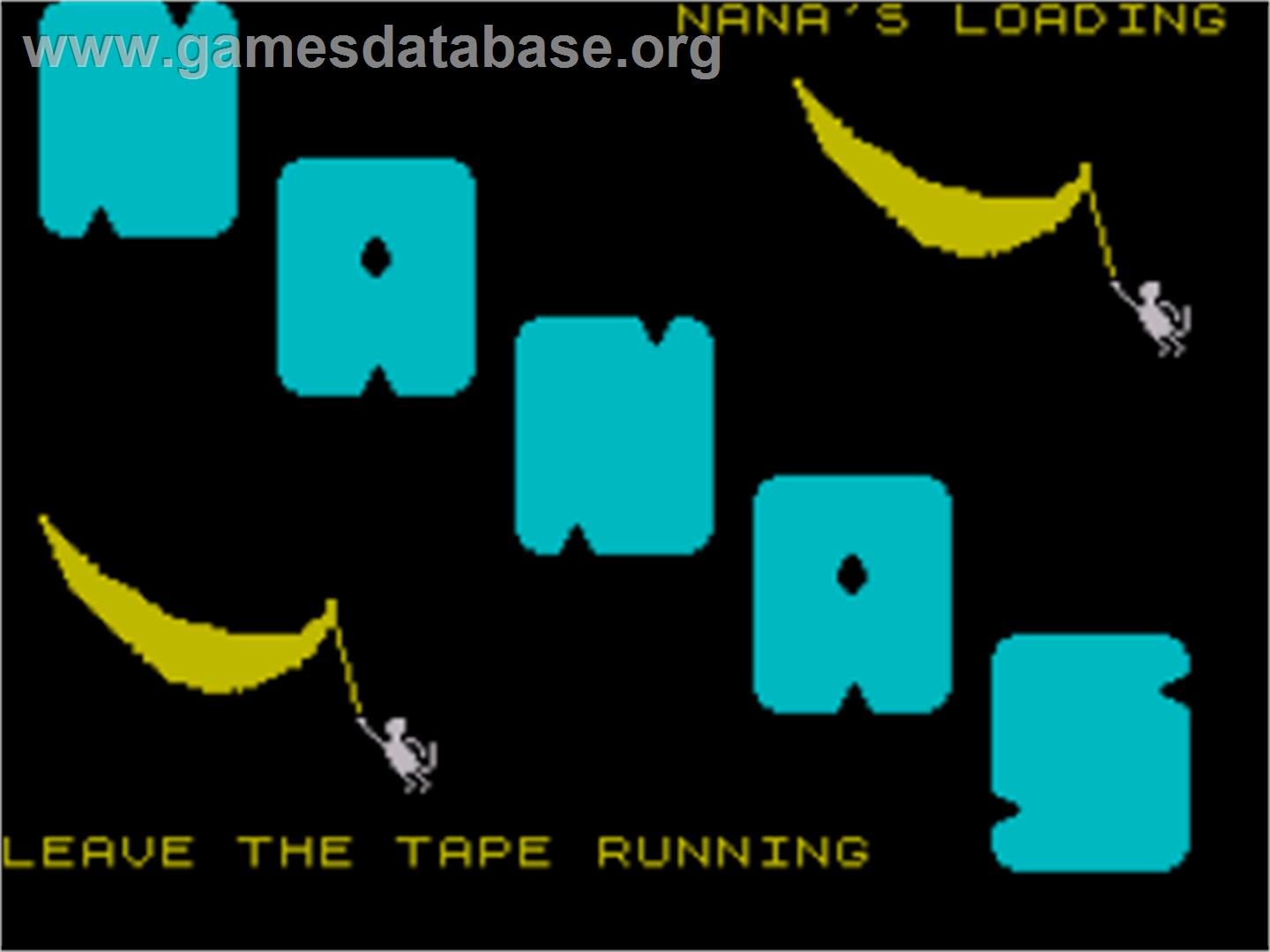 Naanas - Sinclair ZX Spectrum - Artwork - Title Screen