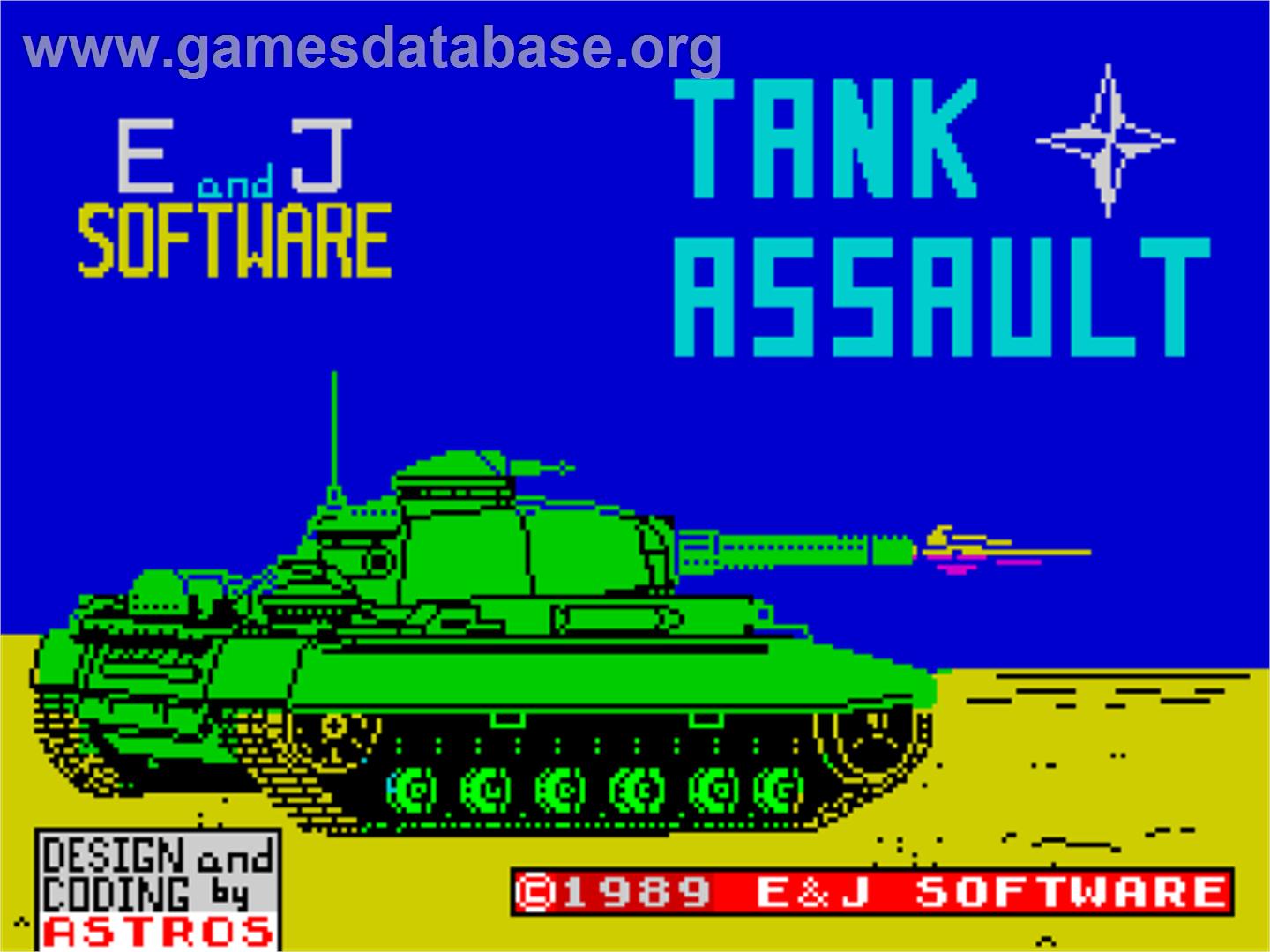 Nato Assault - Sinclair ZX Spectrum - Artwork - Title Screen