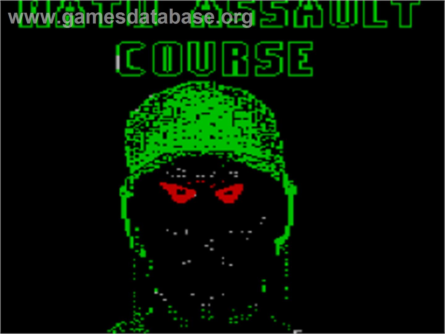Nato Assault Course - Sinclair ZX Spectrum - Artwork - Title Screen