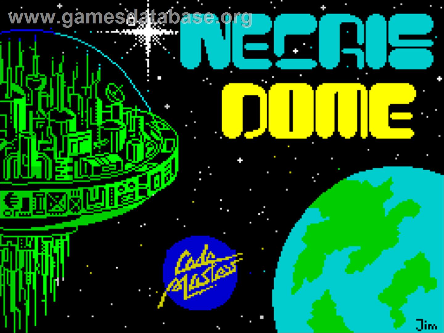 Necris Dome - Sinclair ZX Spectrum - Artwork - Title Screen