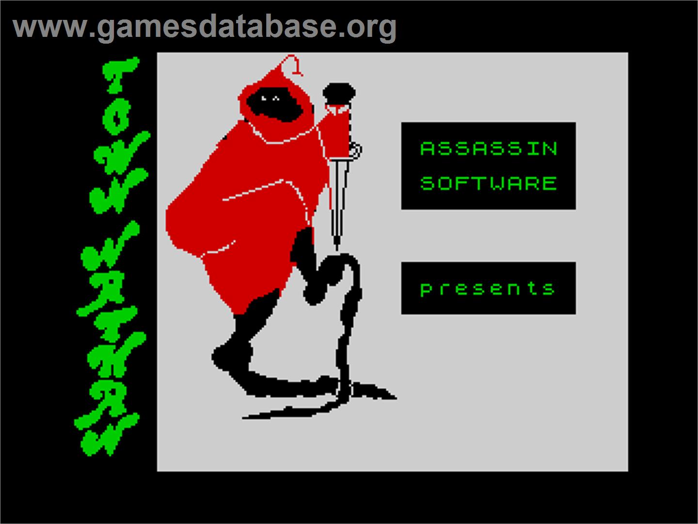 Next War - Sinclair ZX Spectrum - Artwork - Title Screen
