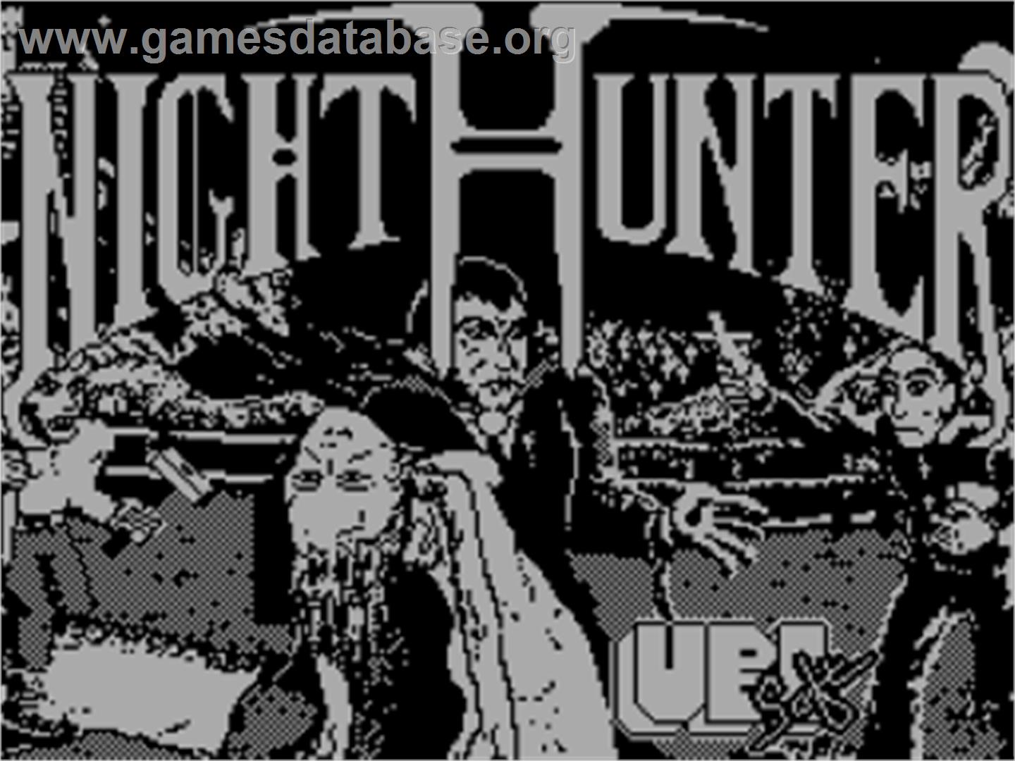 Night Hunter - Sinclair ZX Spectrum - Artwork - Title Screen