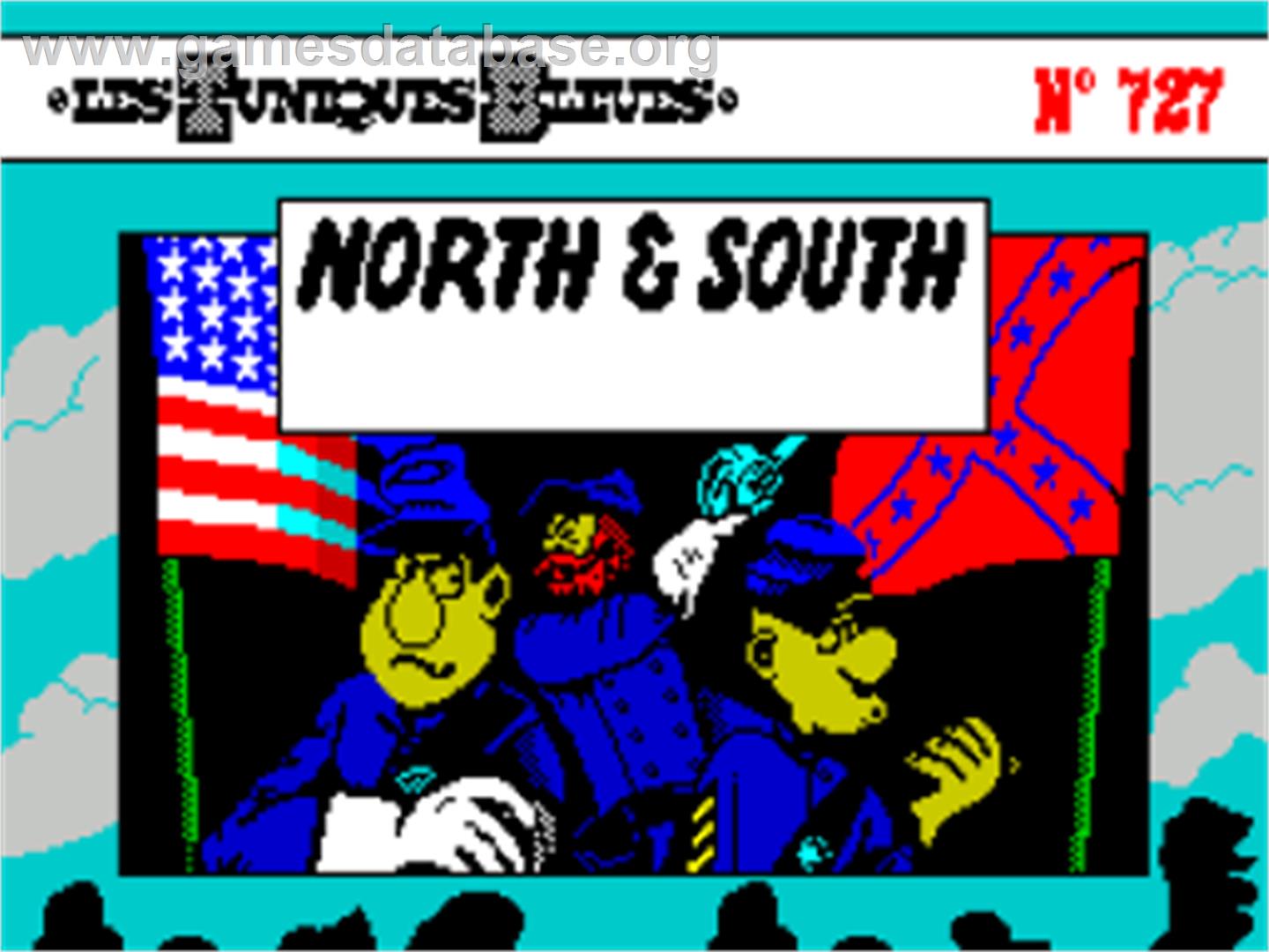 North And South - Sinclair ZX Spectrum - Artwork - Title Screen