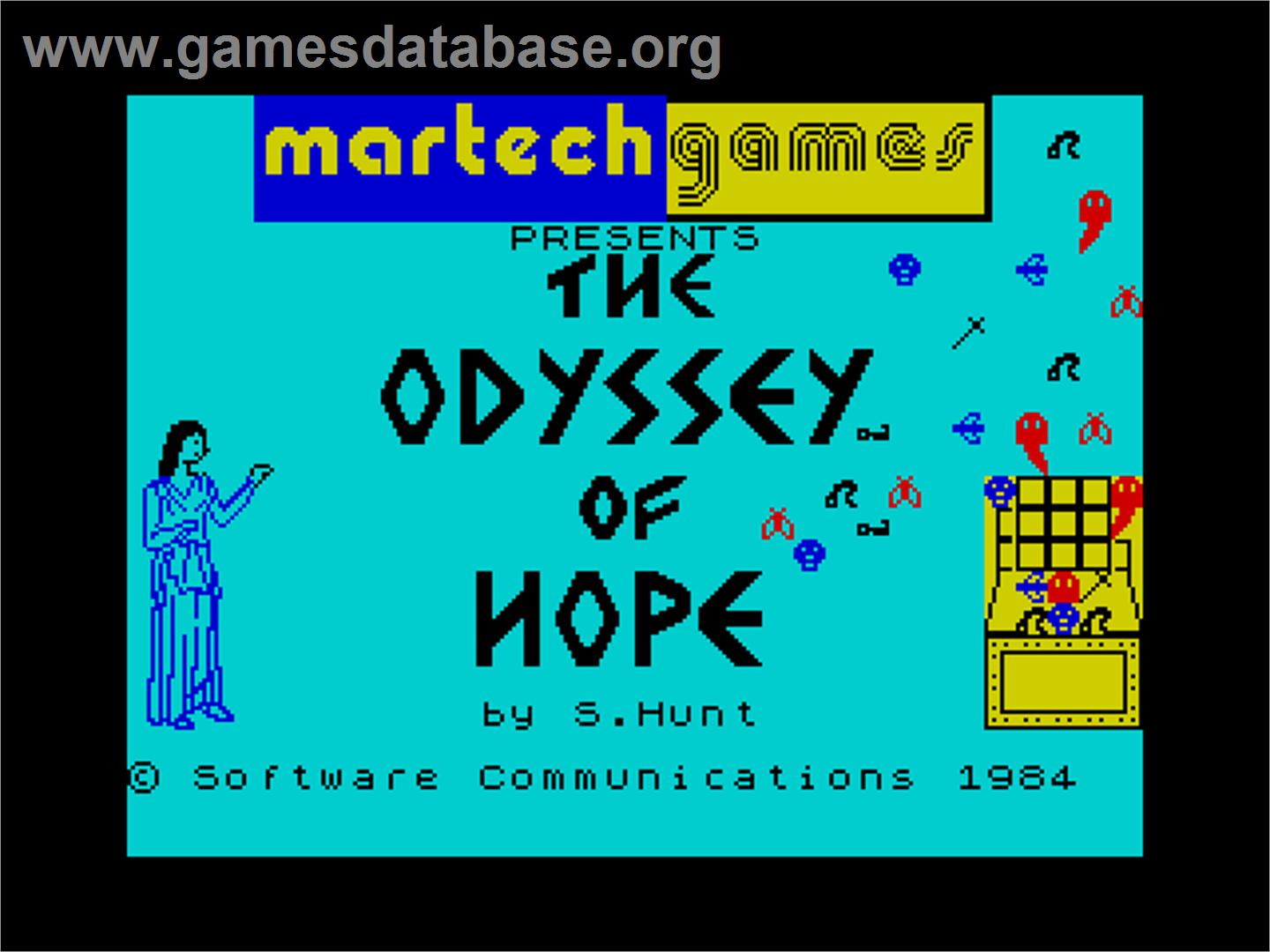 Odyssey Of Hope, The - Sinclair ZX Spectrum - Artwork - Title Screen