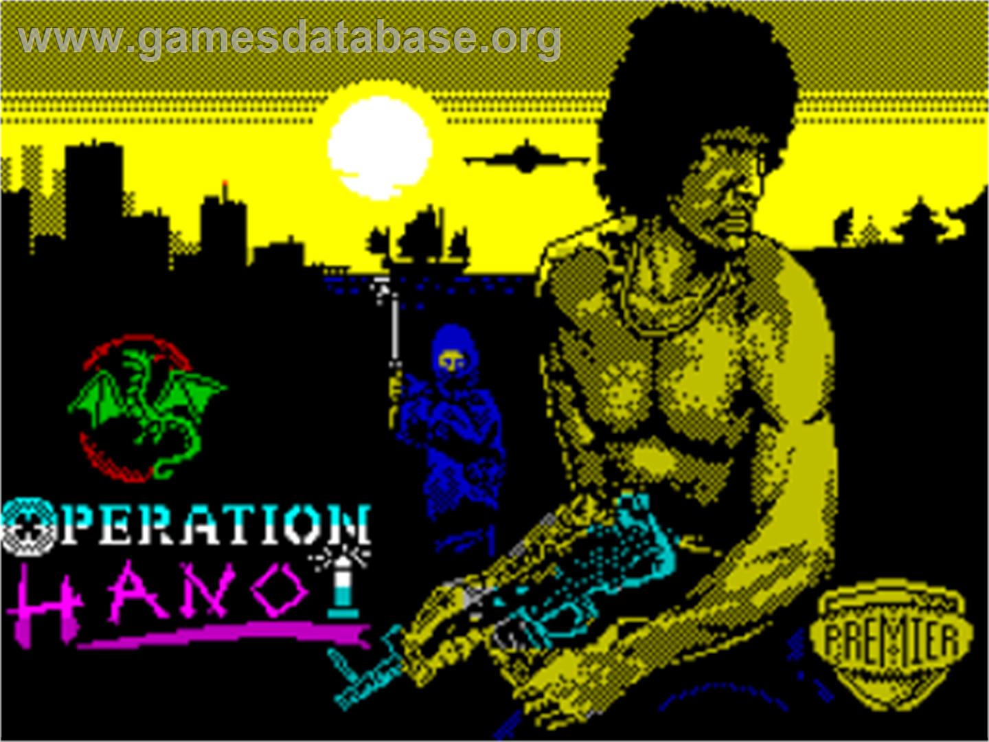 Operation Hanoi - Sinclair ZX Spectrum - Artwork - Title Screen