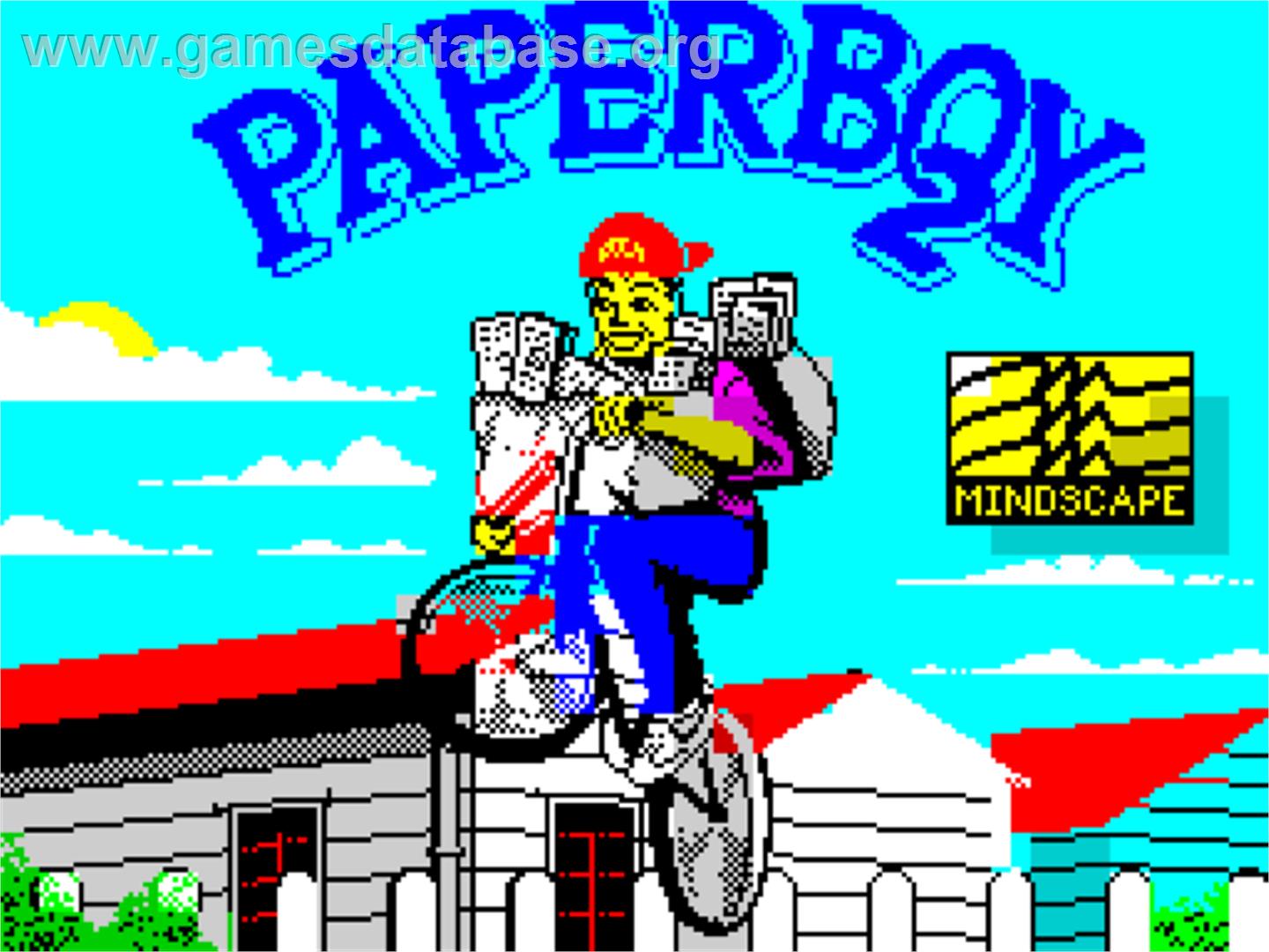 Paperboy 2 - Sinclair ZX Spectrum - Artwork - Title Screen
