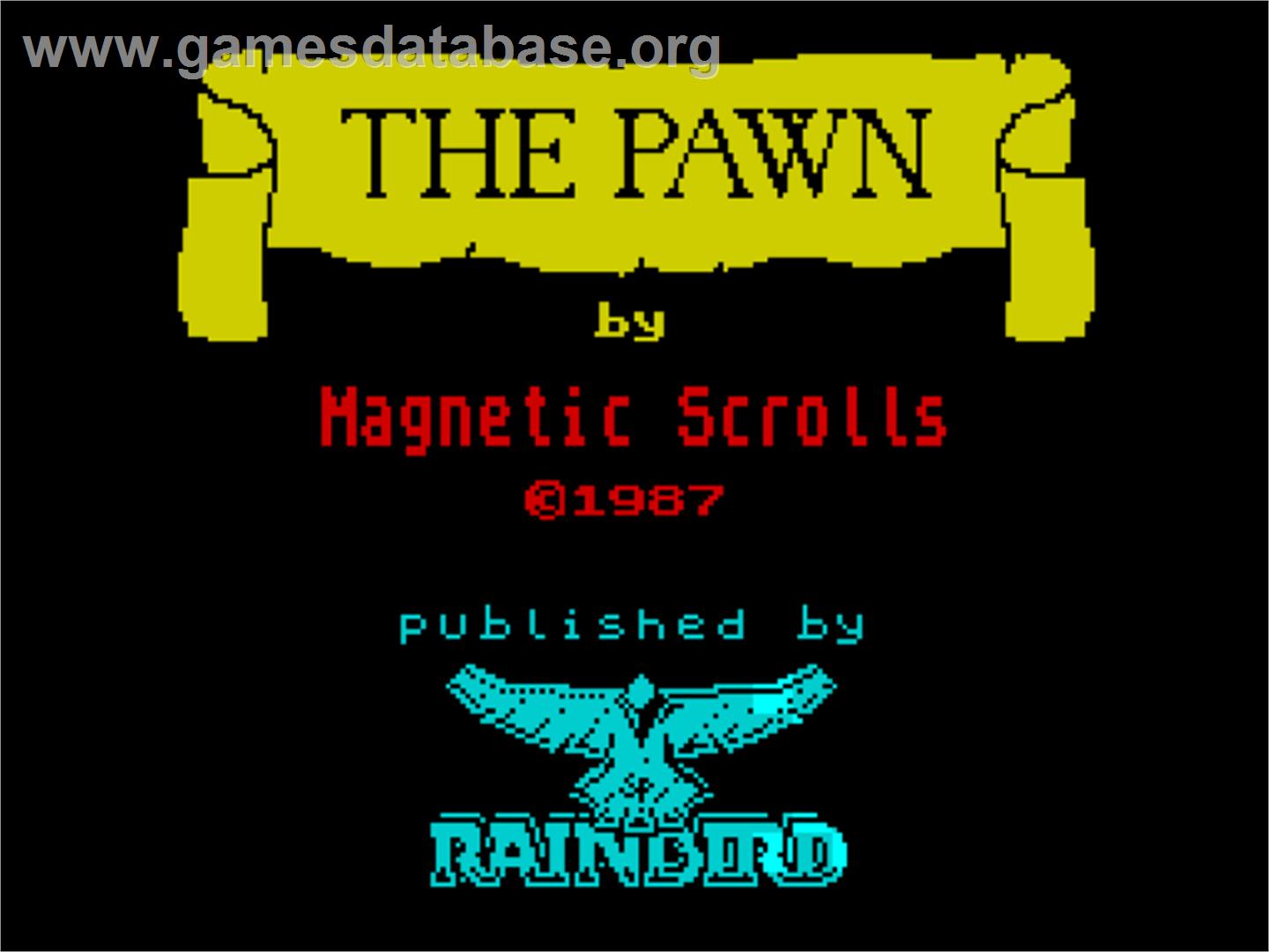 Pawn, The - Sinclair ZX Spectrum - Artwork - Title Screen