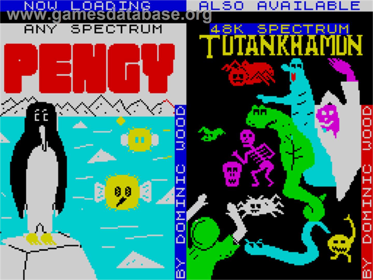 Pengy - Sinclair ZX Spectrum - Artwork - Title Screen