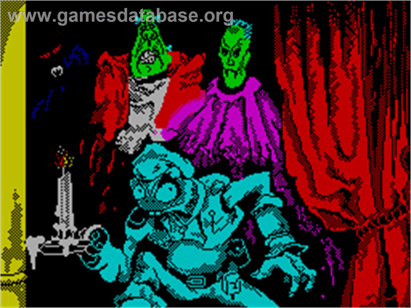 Phantomas 2 - Sinclair ZX Spectrum - Artwork - Title Screen