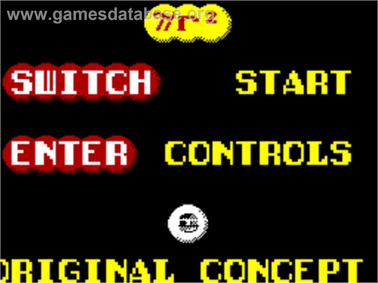 Pi-R Squared - Sinclair ZX Spectrum - Artwork - Title Screen