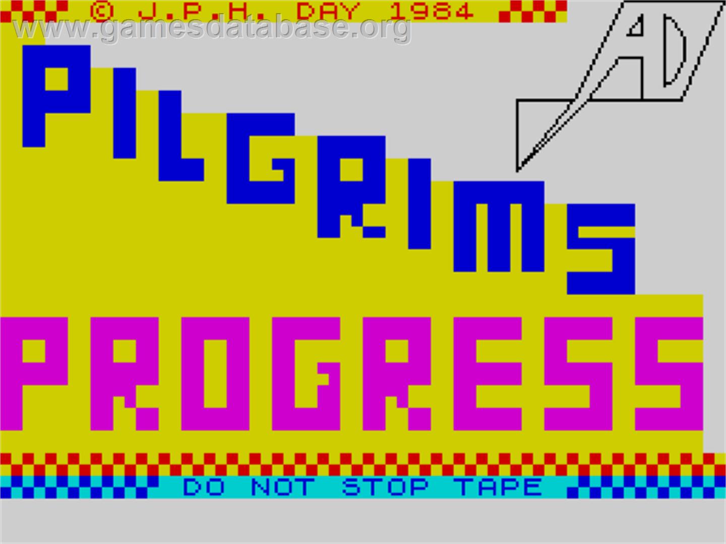 Pilgrim's Progress - Sinclair ZX Spectrum - Artwork - Title Screen