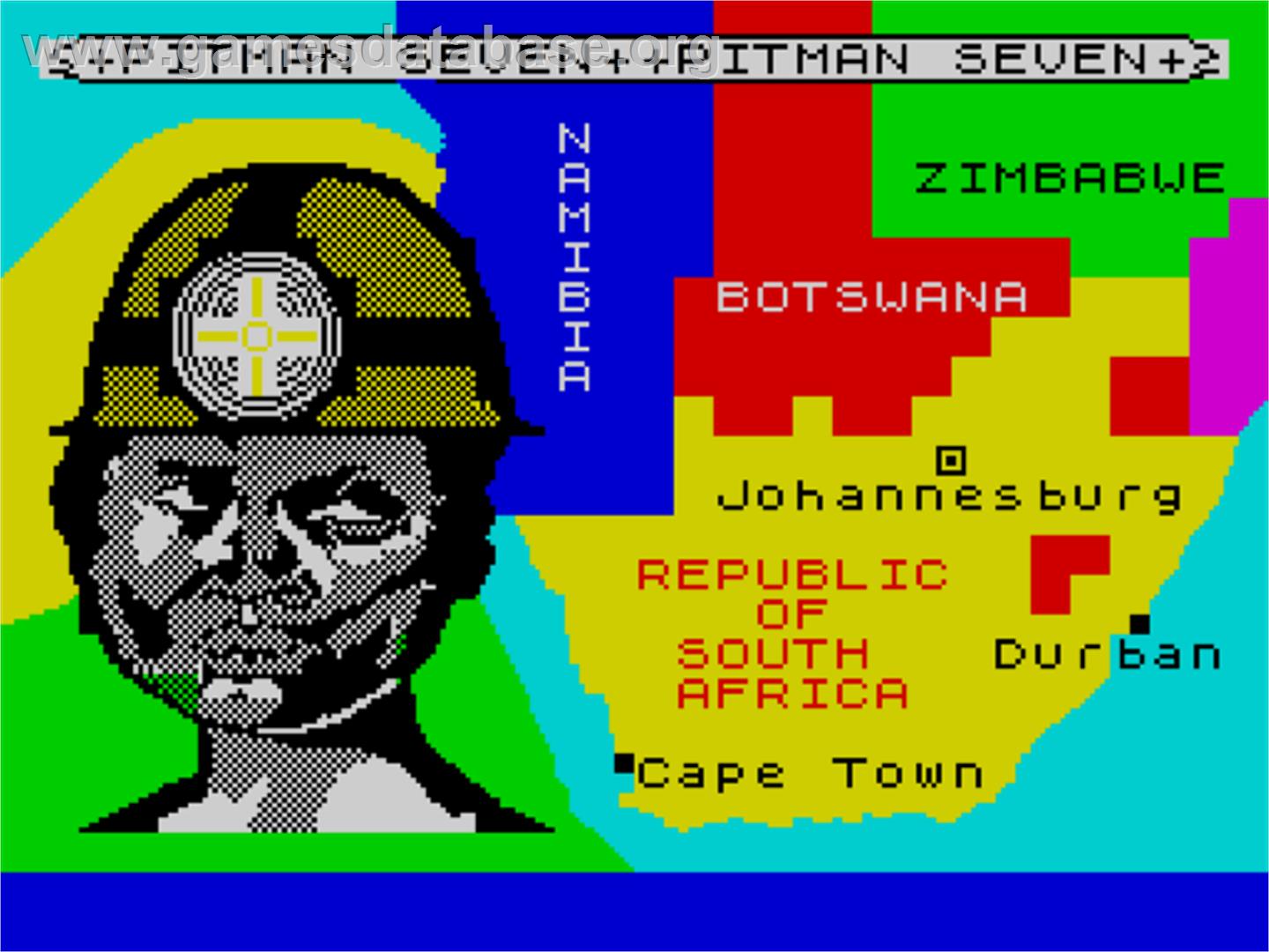 Pitman Seven - Sinclair ZX Spectrum - Artwork - Title Screen