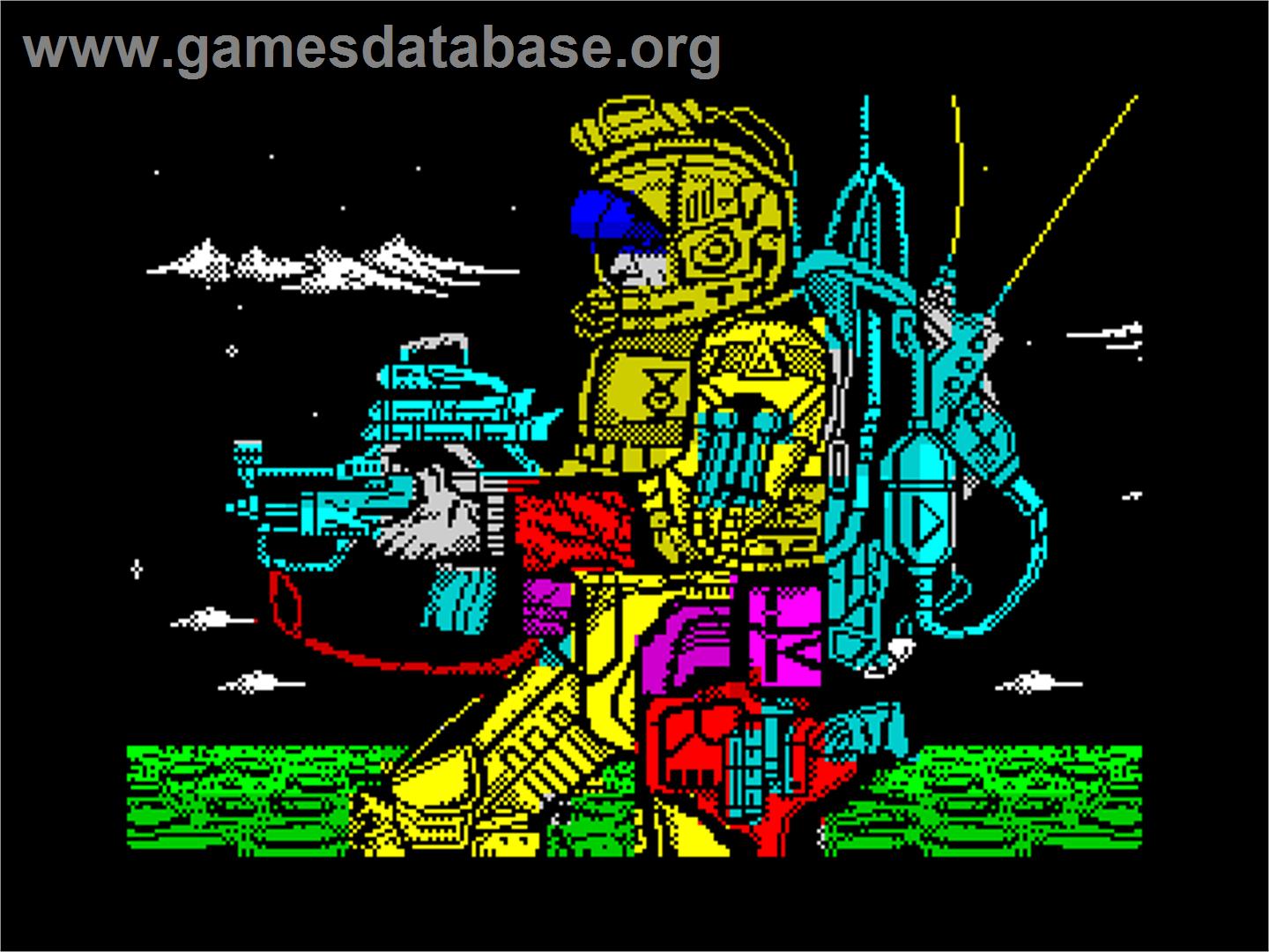 Poder Oscuro, El - Sinclair ZX Spectrum - Artwork - Title Screen