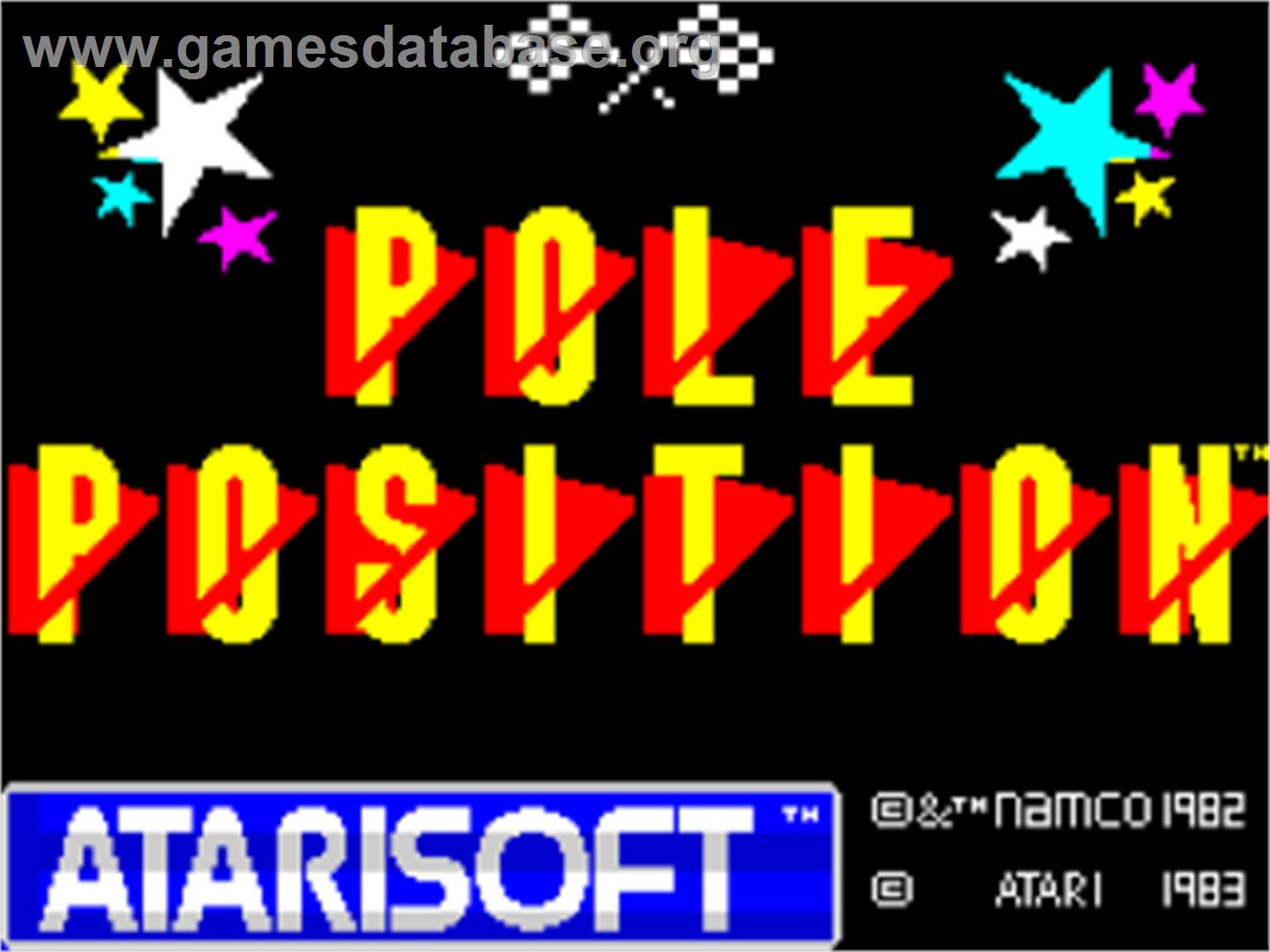 Pole Position - Sinclair ZX Spectrum - Artwork - Title Screen