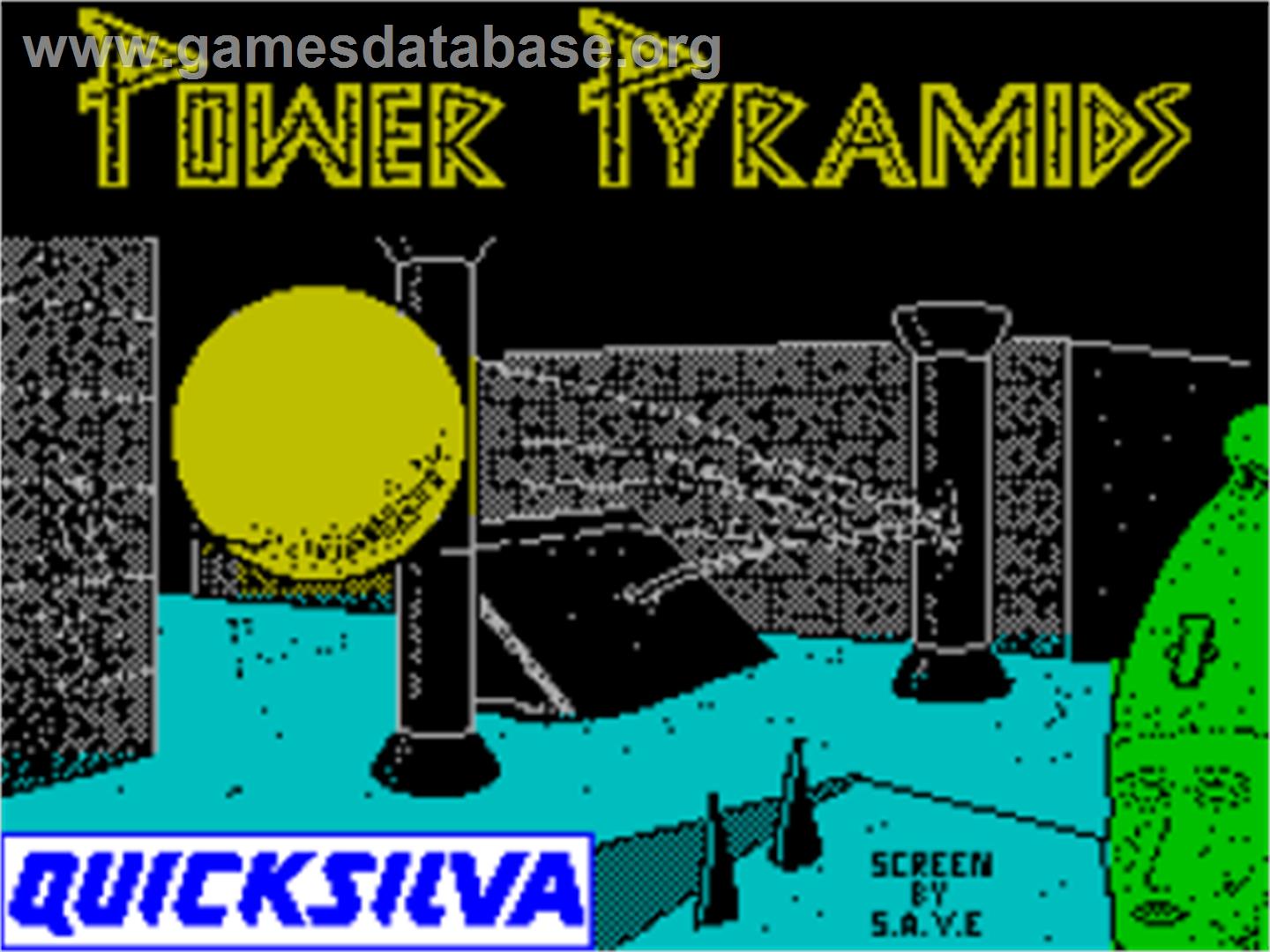 Power Pyramids - Sinclair ZX Spectrum - Artwork - Title Screen