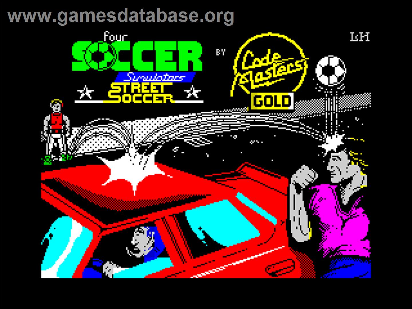 Pro Skateboard Simulator - Sinclair ZX Spectrum - Artwork - Title Screen