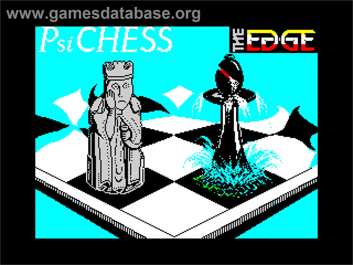 Psi Chess - Sinclair ZX Spectrum - Artwork - Title Screen