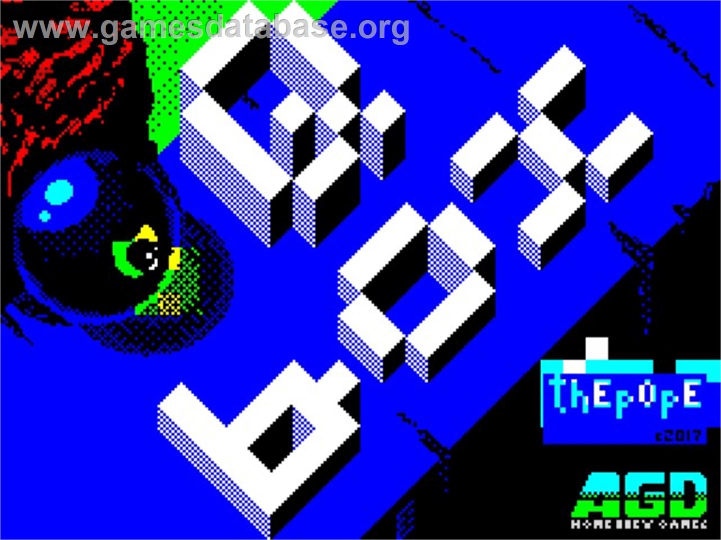 Qbox - Sinclair ZX Spectrum - Artwork - Title Screen