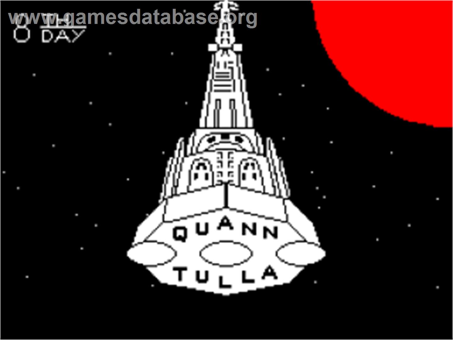Quann Tulla - Sinclair ZX Spectrum - Artwork - Title Screen