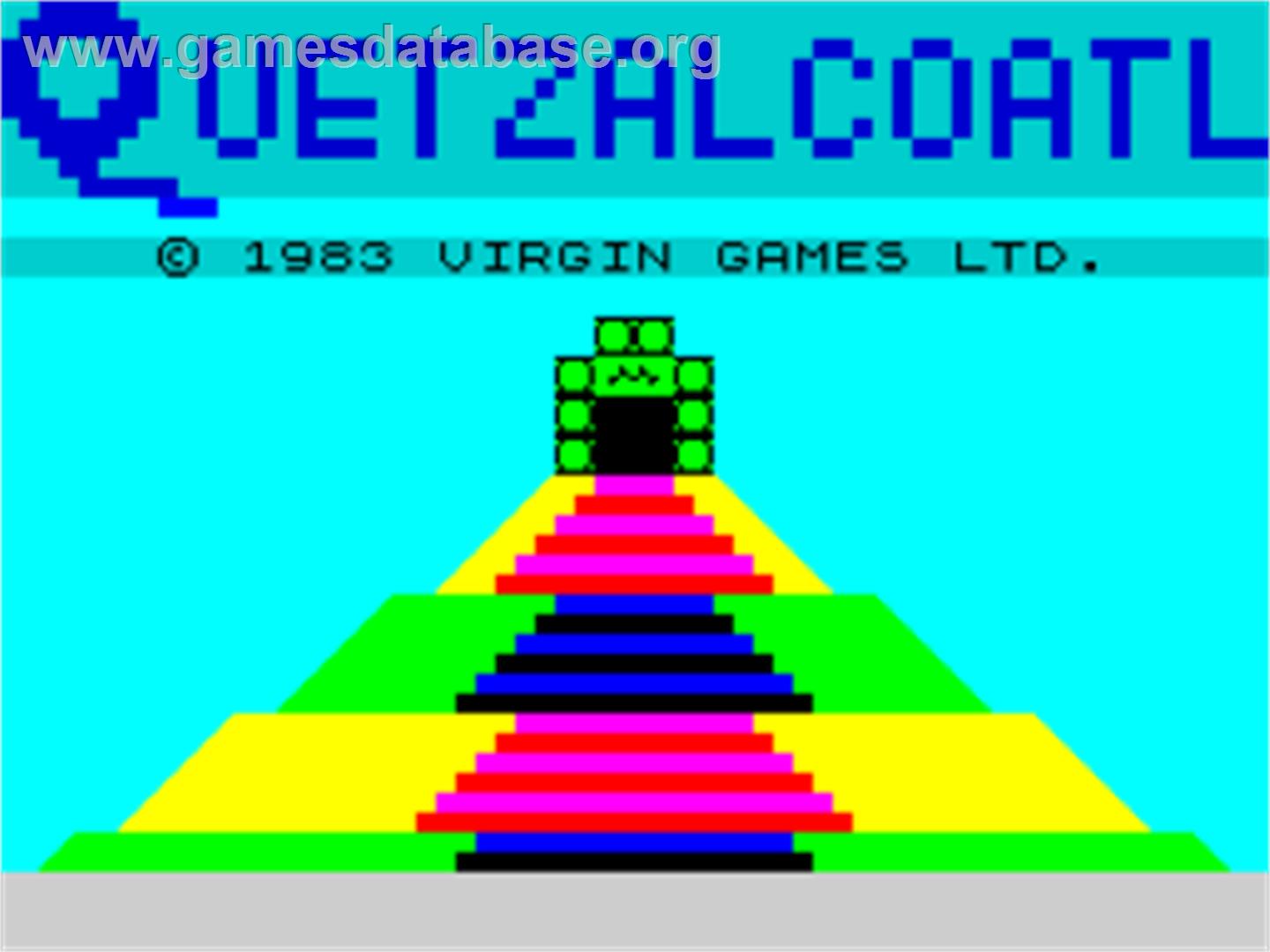 Quetzalcoatl - Sinclair ZX Spectrum - Artwork - Title Screen