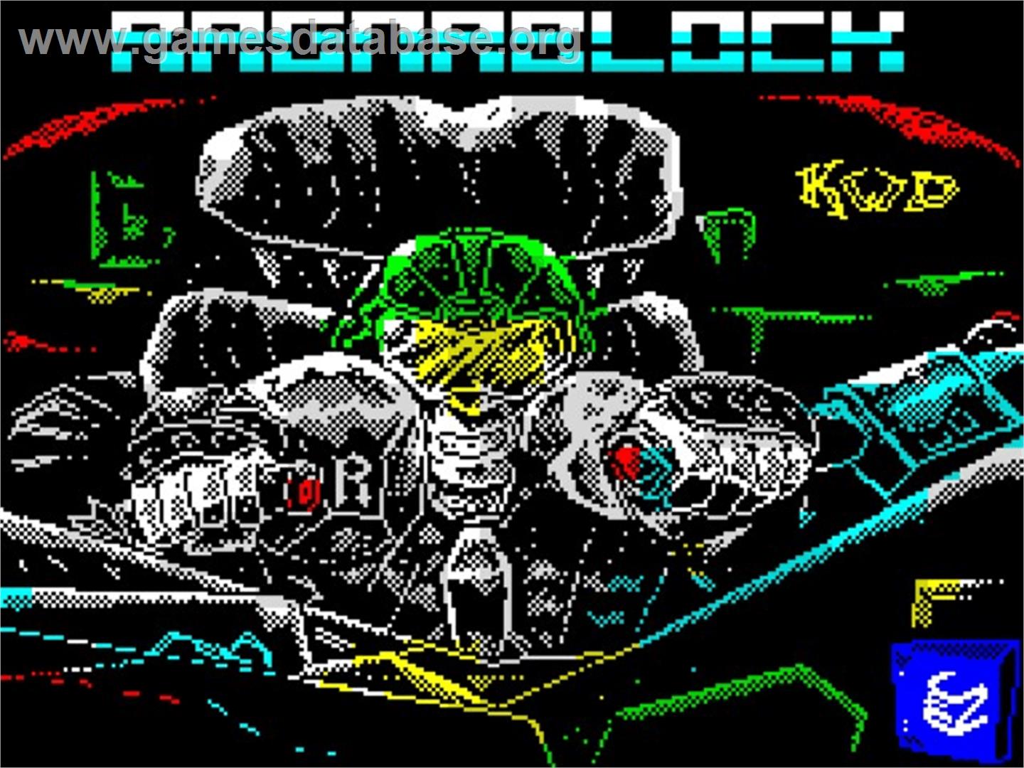 Ragnablock - Sinclair ZX Spectrum - Artwork - Title Screen