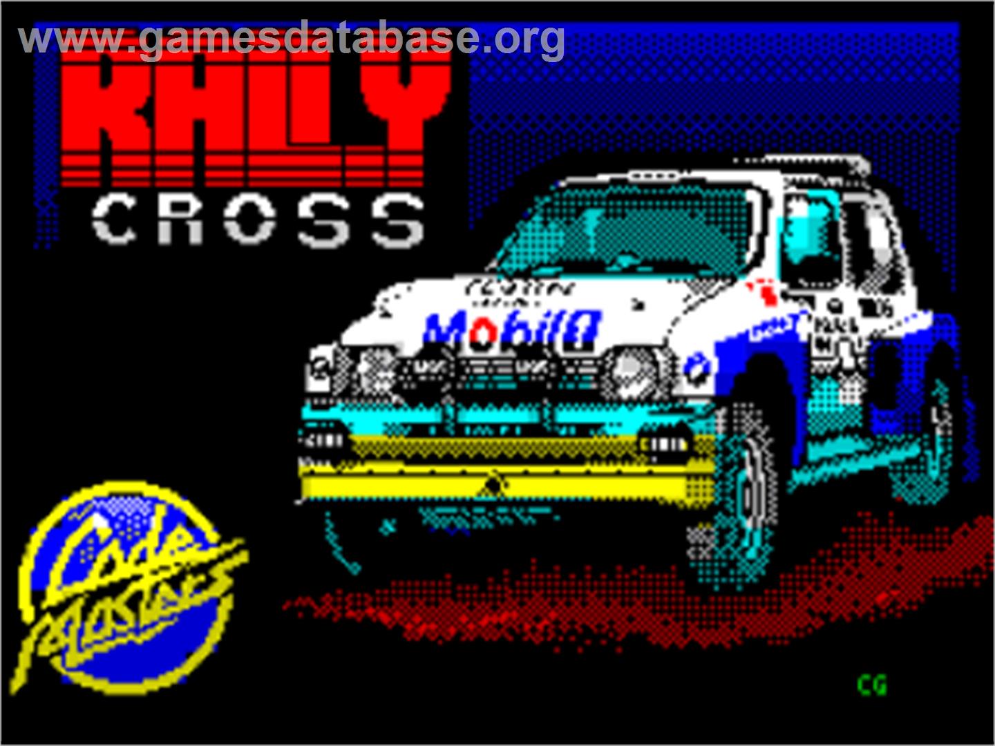Rally Cross Simulator - Sinclair ZX Spectrum - Artwork - Title Screen