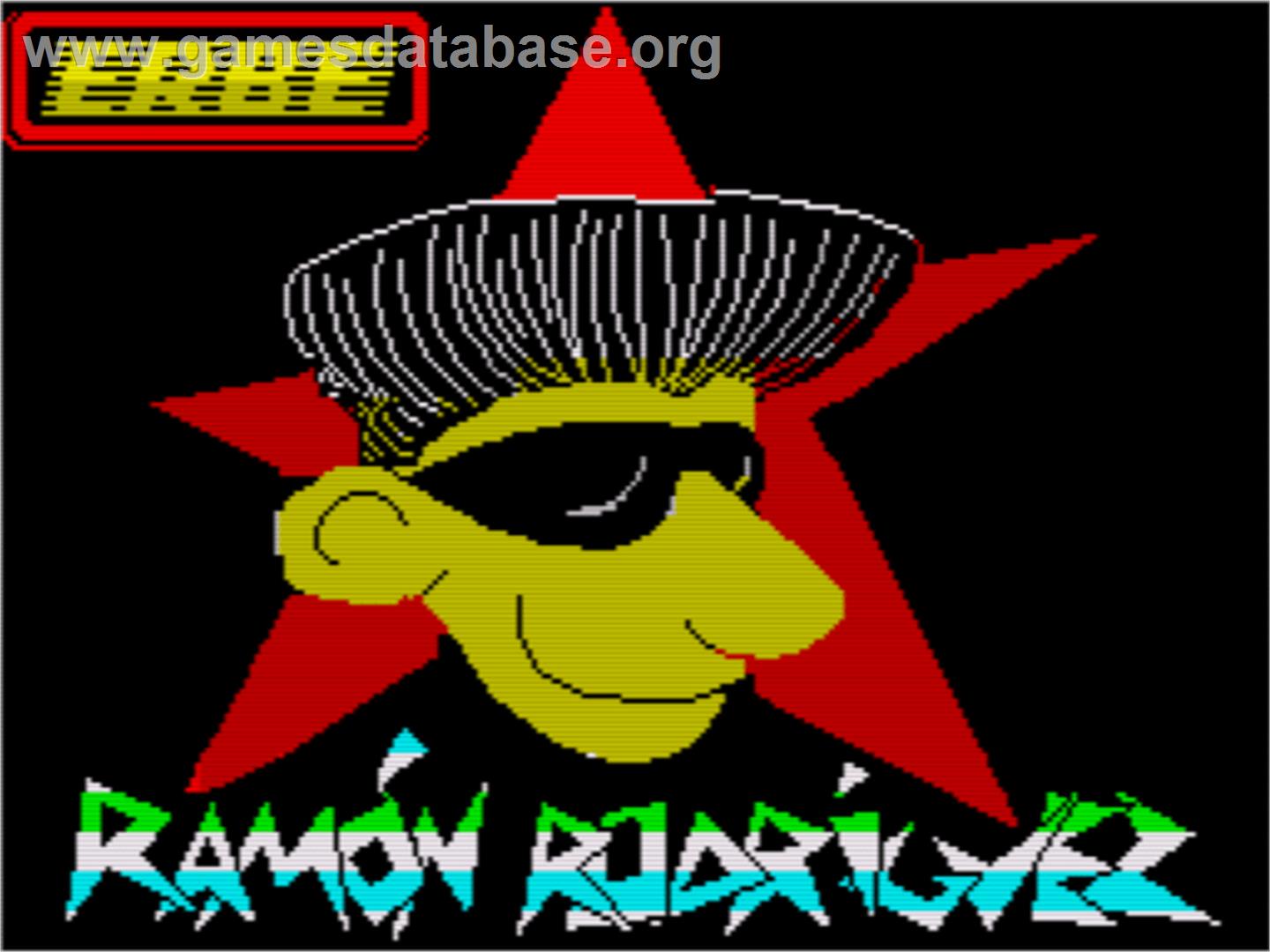Ramon Rodriguez - Sinclair ZX Spectrum - Artwork - Title Screen