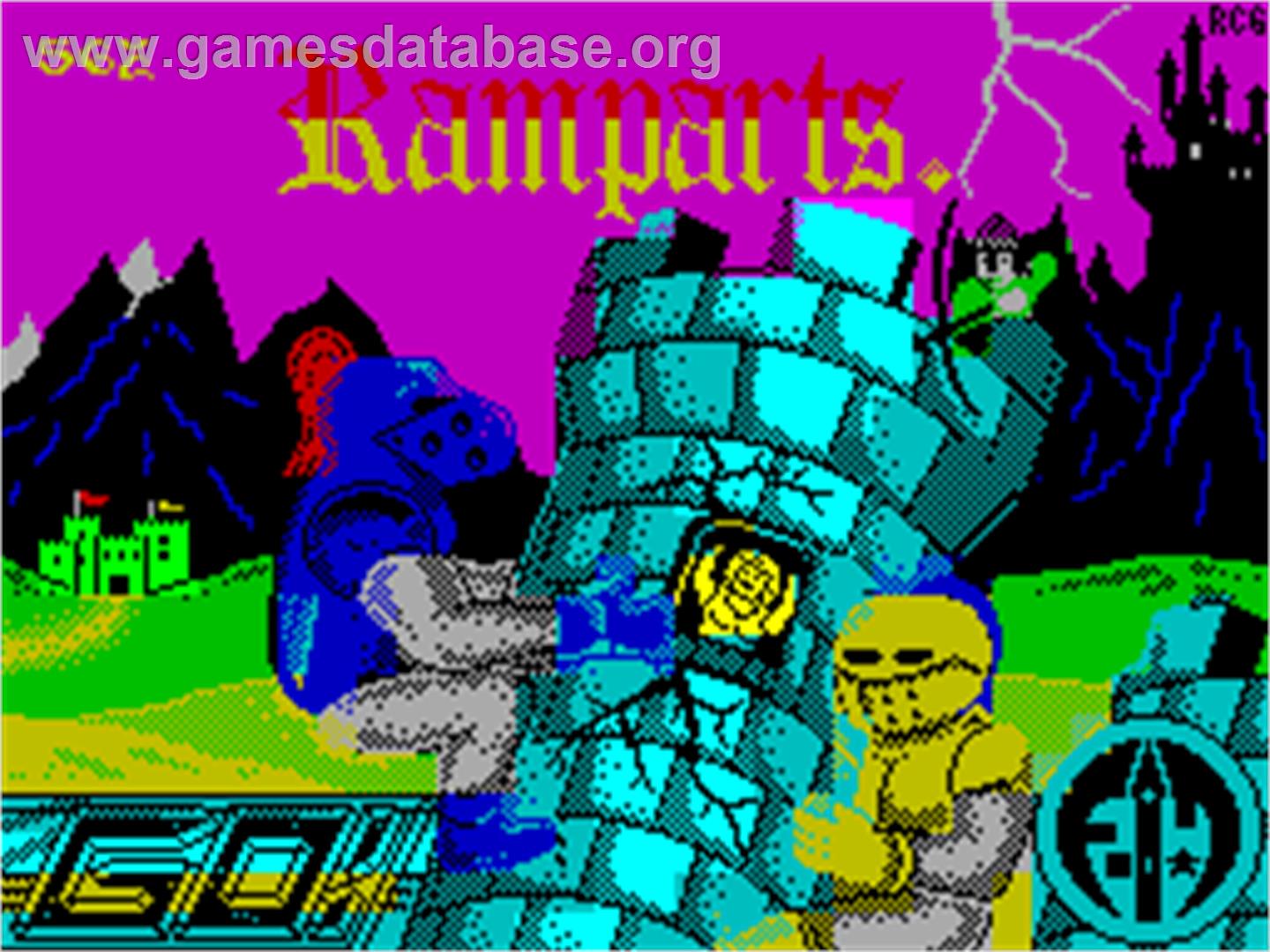 Ramparts - Sinclair ZX Spectrum - Artwork - Title Screen