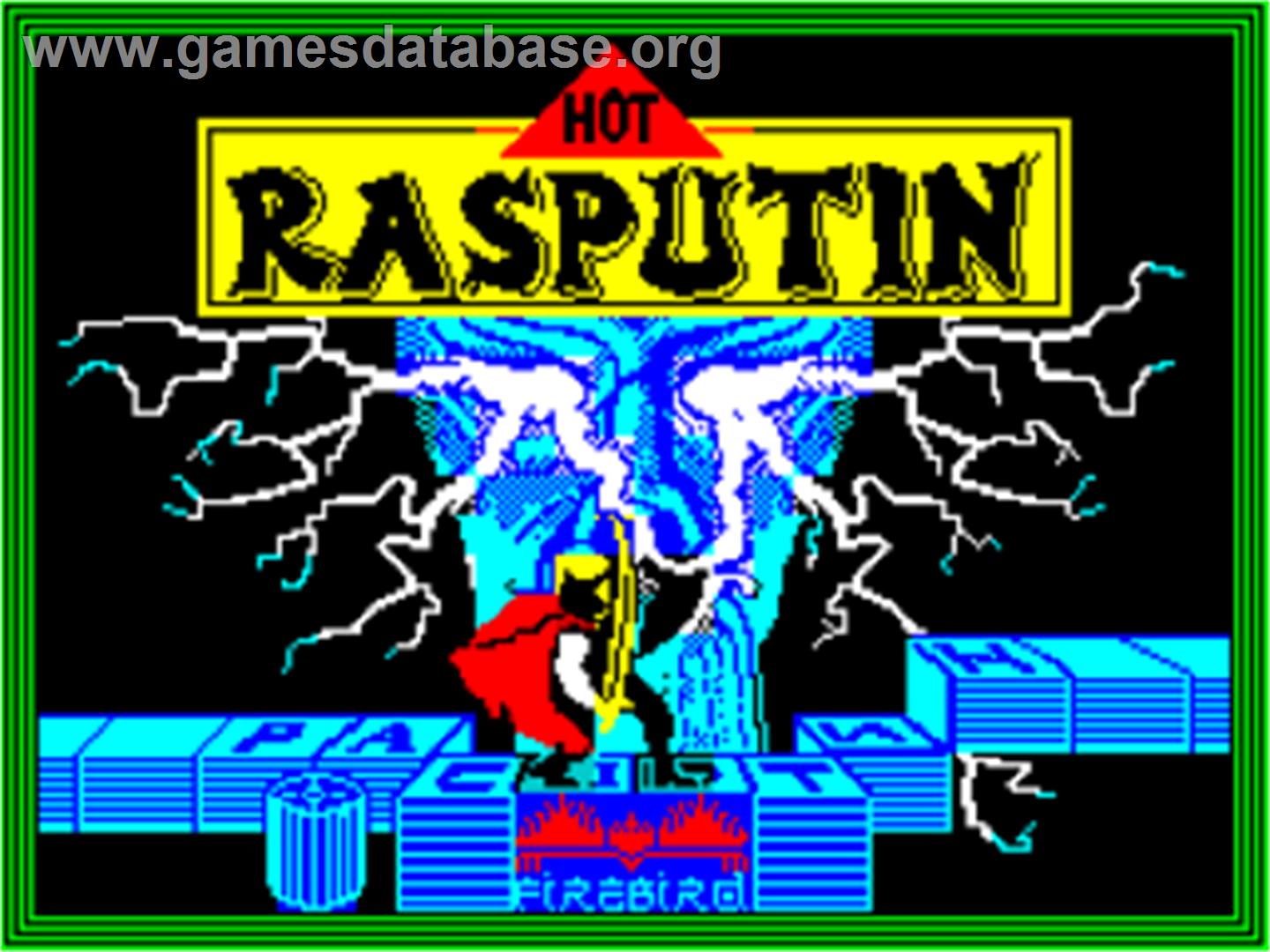 Rasputin - Sinclair ZX Spectrum - Artwork - Title Screen