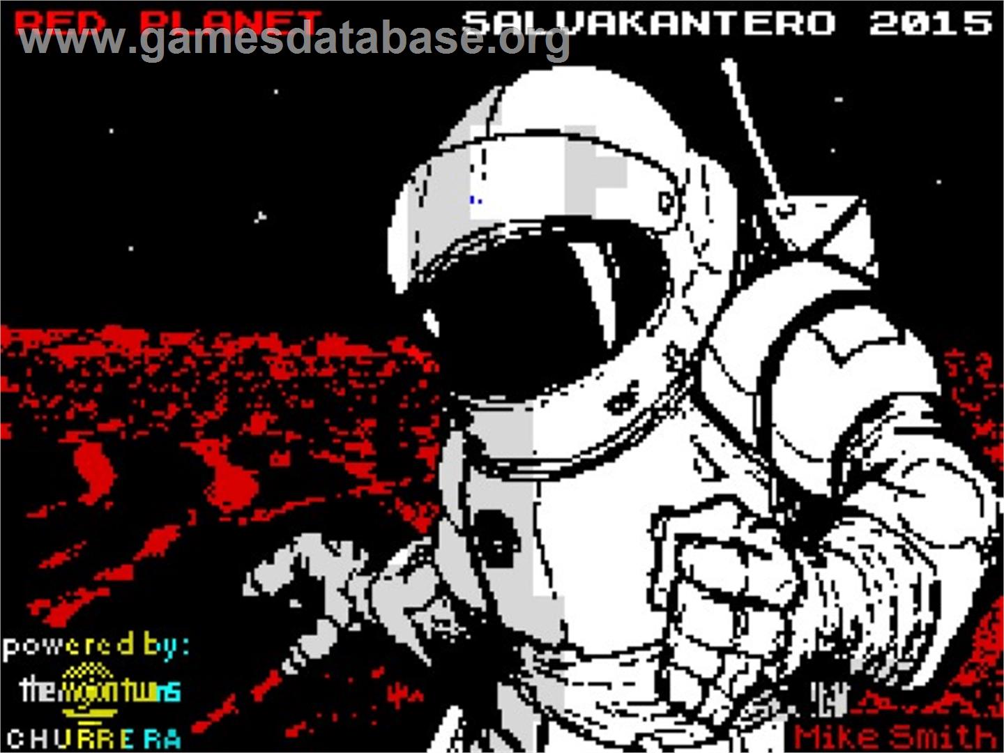 Red Planet - Sinclair ZX Spectrum - Artwork - Title Screen