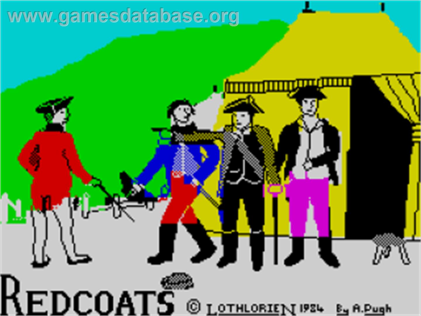 Redcoats - Sinclair ZX Spectrum - Artwork - Title Screen