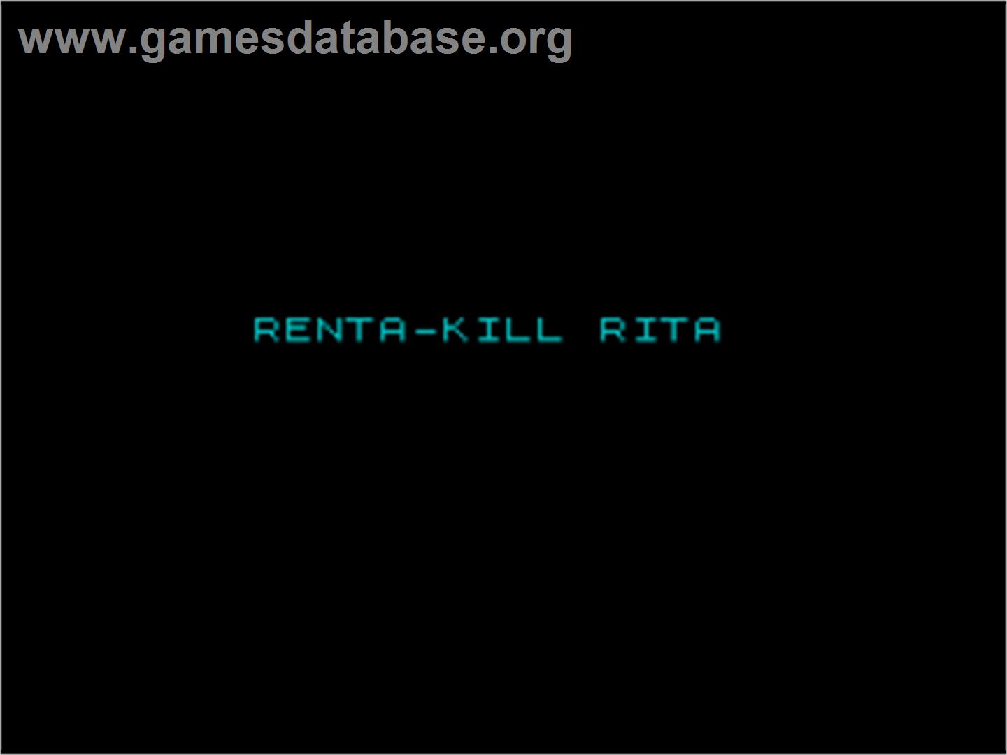 Rentakill Rita - Sinclair ZX Spectrum - Artwork - Title Screen