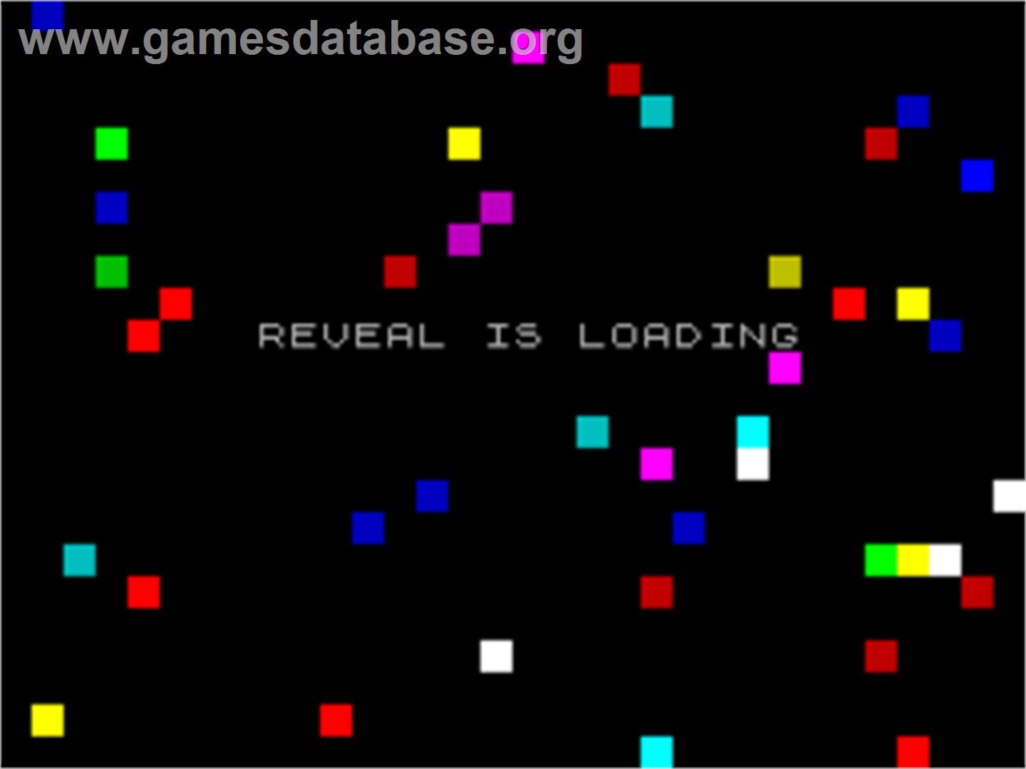 Reveal - Sinclair ZX Spectrum - Artwork - Title Screen