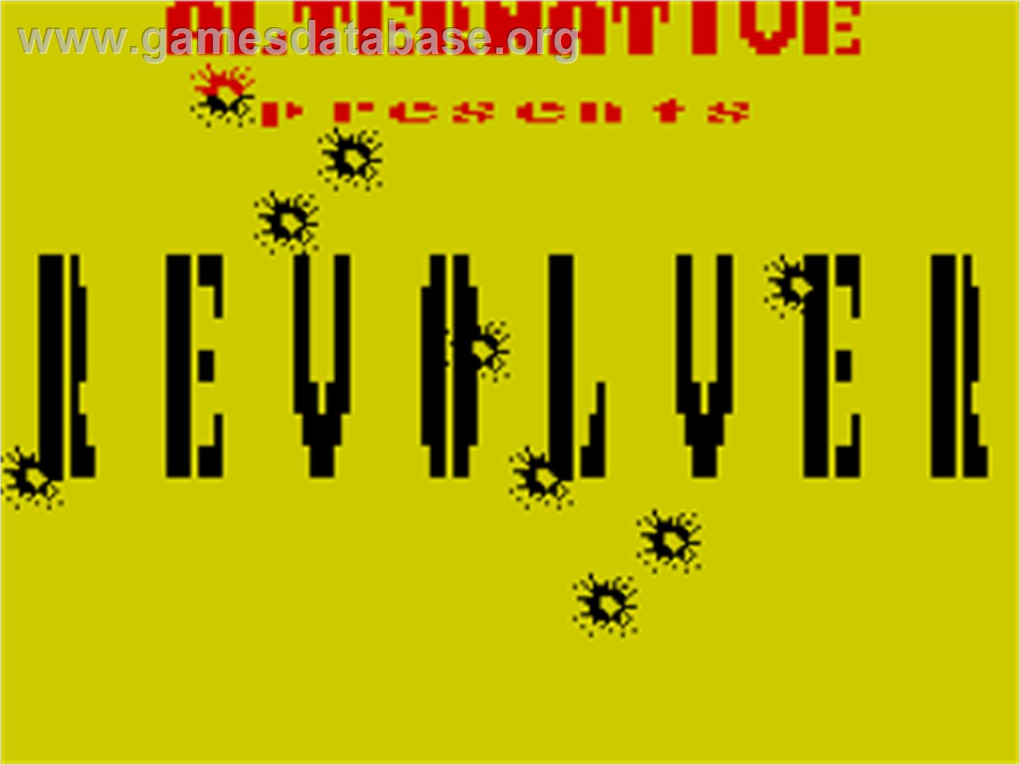 Revolver - Sinclair ZX Spectrum - Artwork - Title Screen