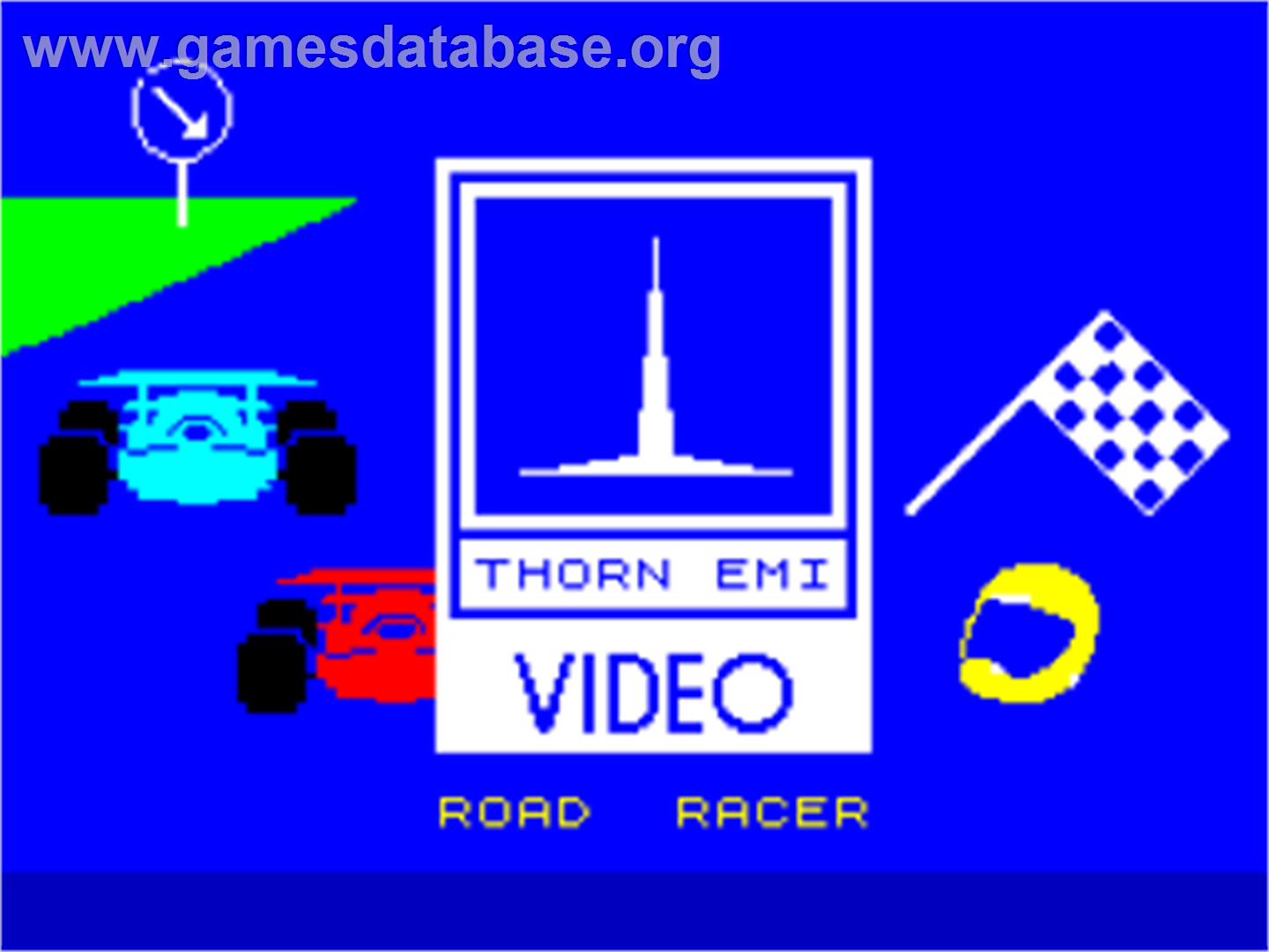 Road Racers - Sinclair ZX Spectrum - Artwork - Title Screen