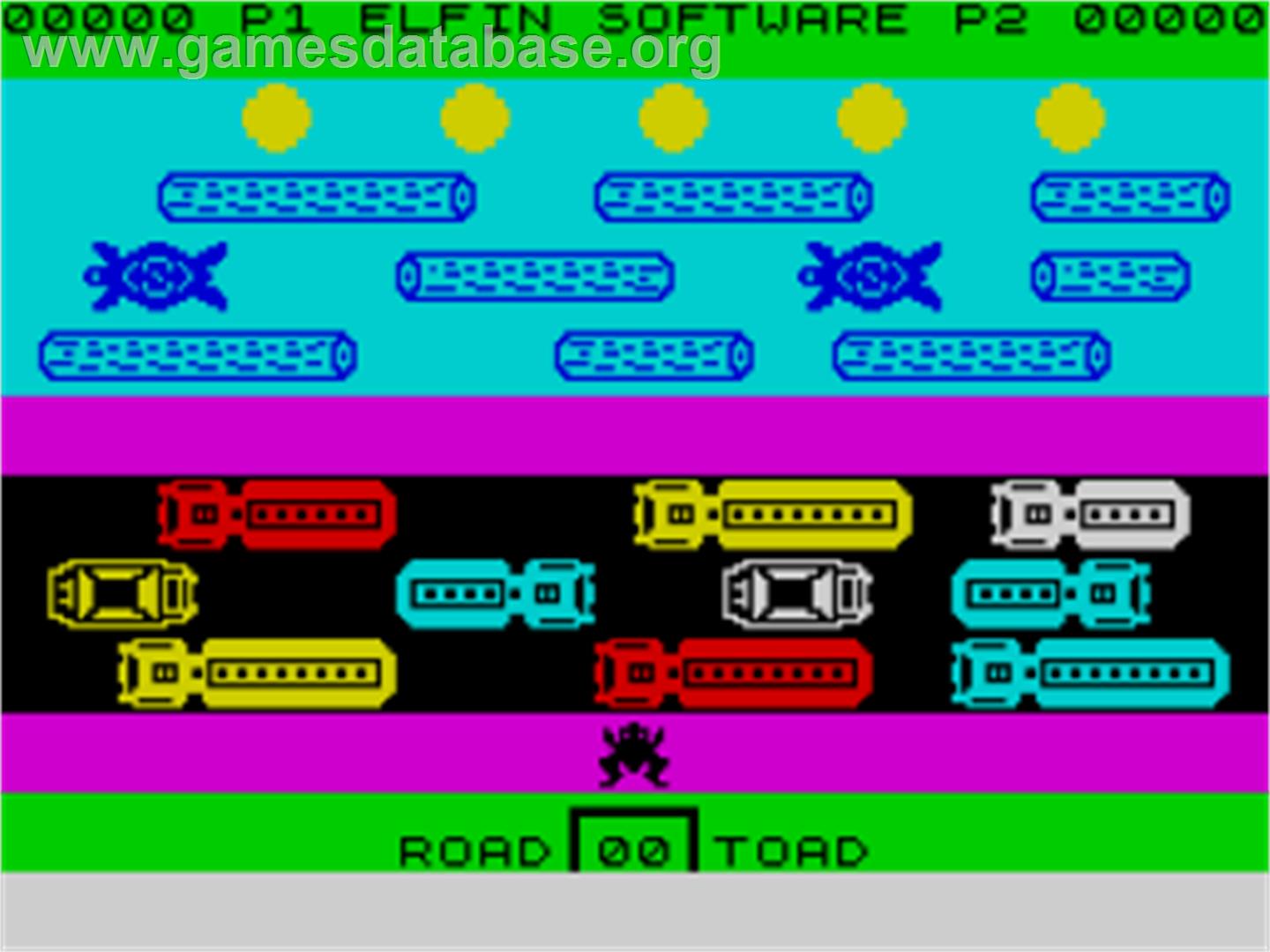 Road Toad - Sinclair ZX Spectrum - Artwork - Title Screen
